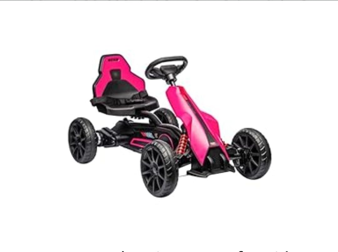 Aosom 12V Electric Go Kart for Kids with Adjustable Seat, 3-8 Years, White customer photo 1