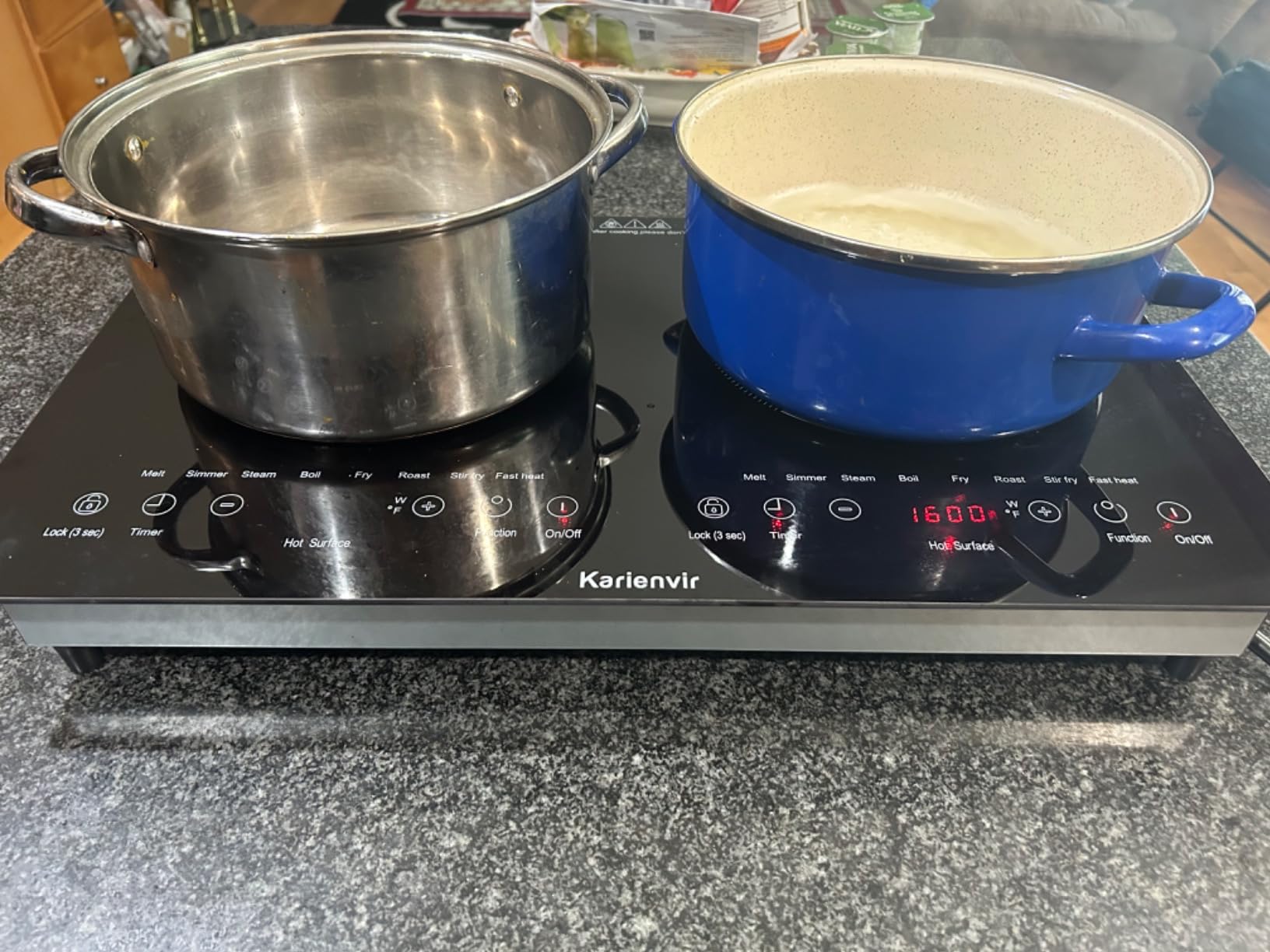 2 Burner Electric Cooktop 110V, 2000W, 24