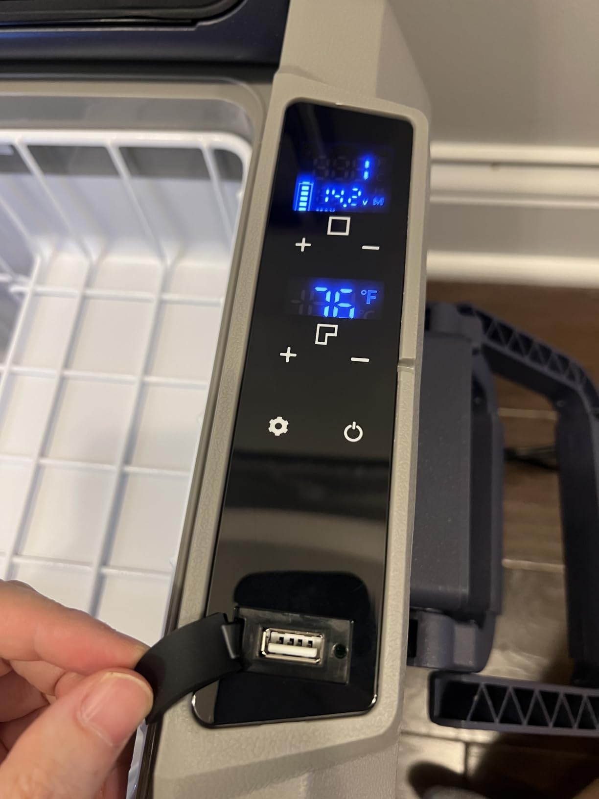 BODEGACOOLER 12 Volt Car Refrigerator,38 Quart Portable Freezer,Car Fridge Dual Zone APP Control,36L -4℉-68℉ Electric Compressor Cooler 12/24V DC and 100-240V AC for RV,Travel,Camping,Road Trip customer photo 1
