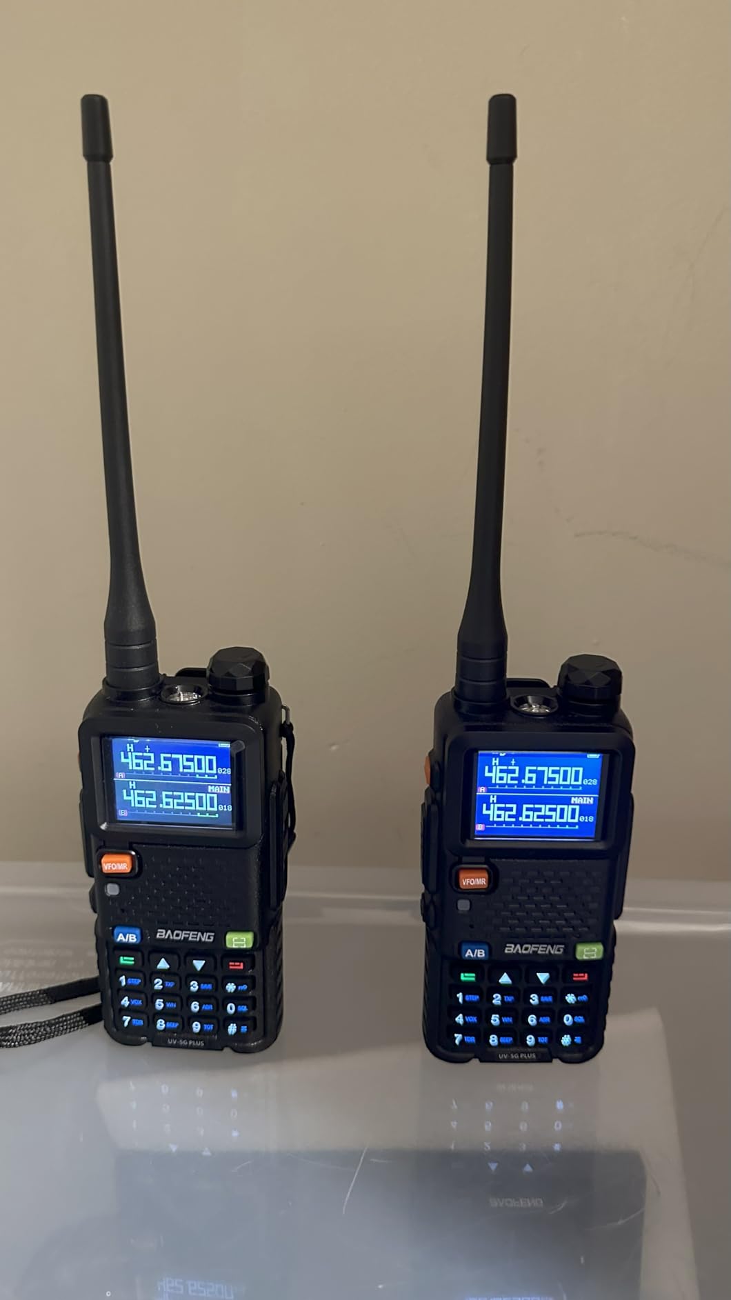 BAOFENG UV-5G Plus GMRS Handheld Radio, 999 CHs Chirp Compatible, 2 Pack customer photo 1