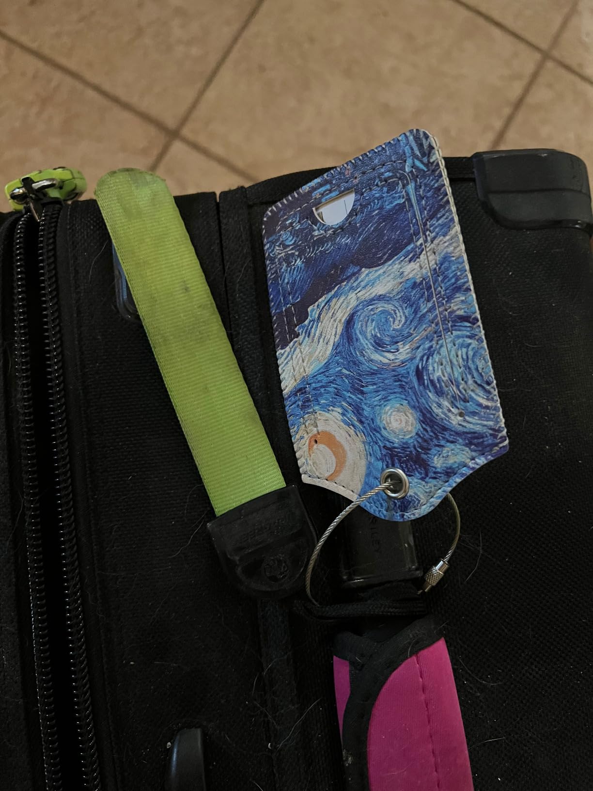 Fintie Luggage Tags Privacy Cover ID Label for Travel Bag Suitcase customer photo 1