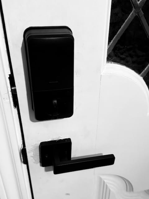 Veise VE06-H Smart Front Door Lock Handle Set, App Control, Matte Black customer photo 1