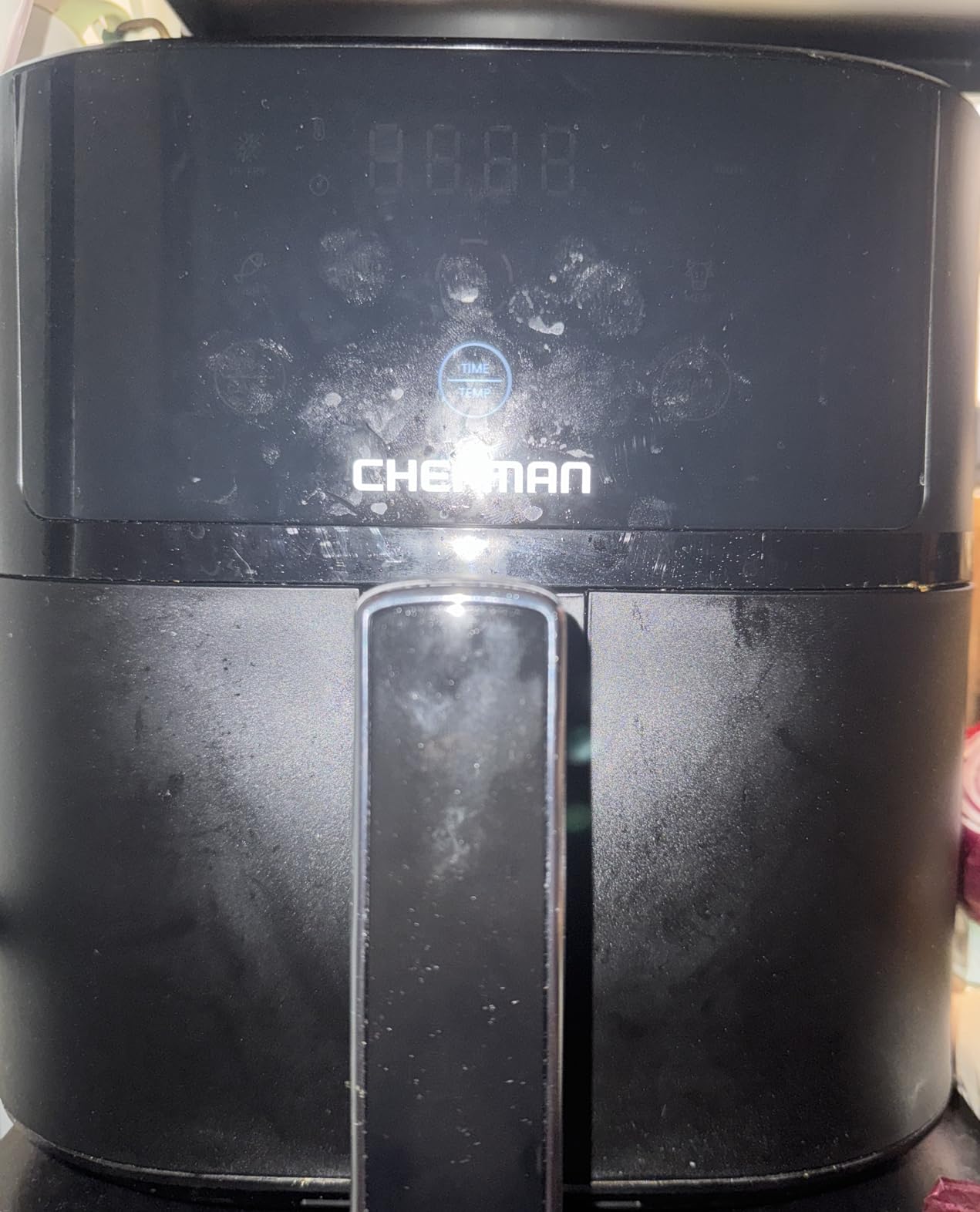 Chefman Air Fryer – 6 QT Compact Airfryer for Quick & Easy Meals in Minutes, Features Hi-Fry Technology for Extra Crisp, Touchscreen Controls with 4 Presets, Nonstick & Dishwasher Safe Basket - Black customer photo 1