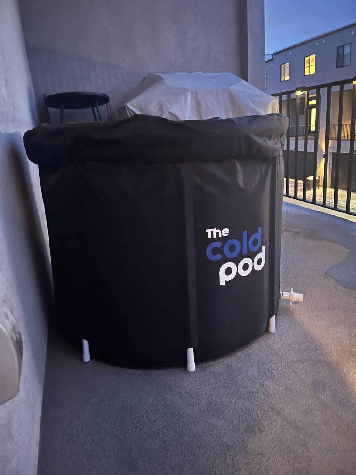 The Cold Pod Ice Bath Tub for Athletes with Cover: 88 Gallons Cold Plunge Tub for Recovery, Multiple Layered Portable Ice Bath Plunge Pool customer photo 1
