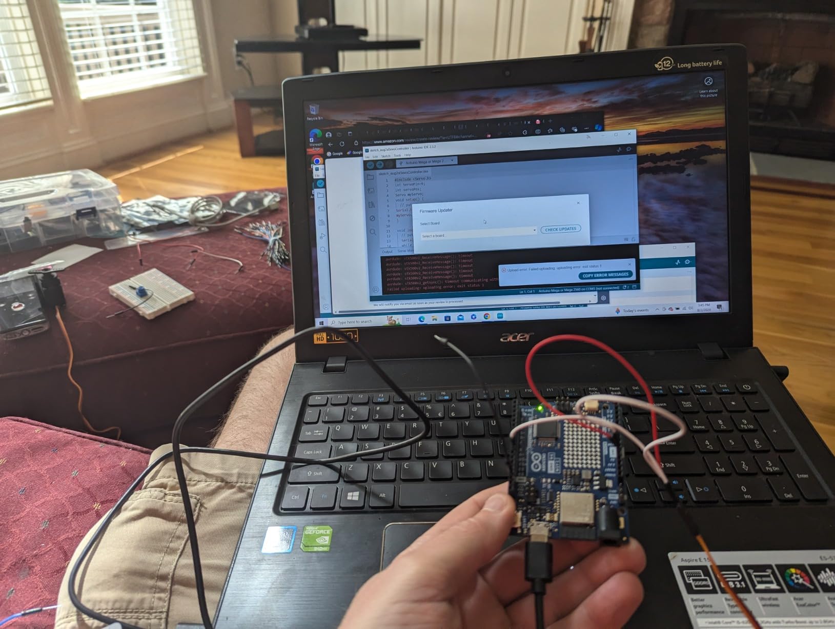 SunFounder Elite Explorer Kit with Original Arduino Uno R4 WiFi, RoHS Compliant, Bluetooth IoT ESP32 IIC LCD1602 OLED, Super Starter Kit, Online Tutorials & Video Courses for Beginners & Engineers customer photo 1