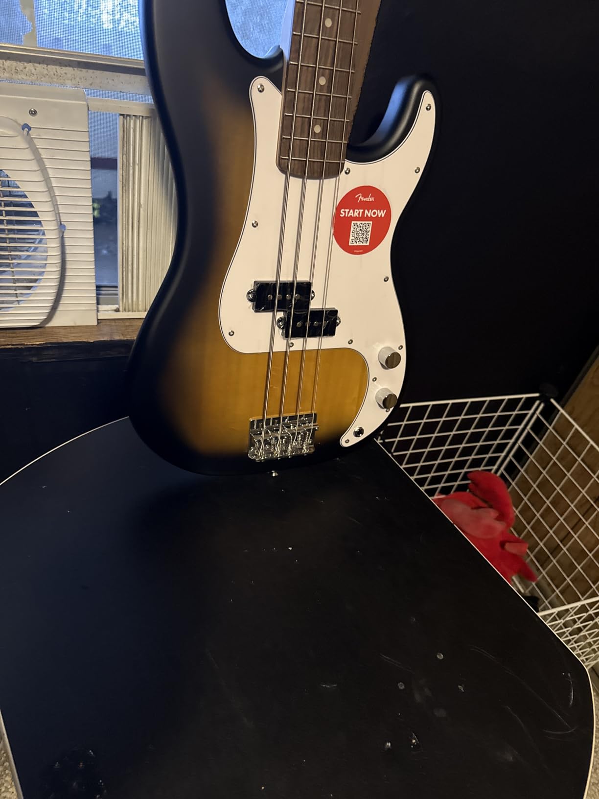 Fender Squier Debut Series Precision Bass Guitar, Beginner Guitar, with 2-Year Warranty, Includes Free Lessons, 2-Color Sunburst with Matte Finish customer photo 1