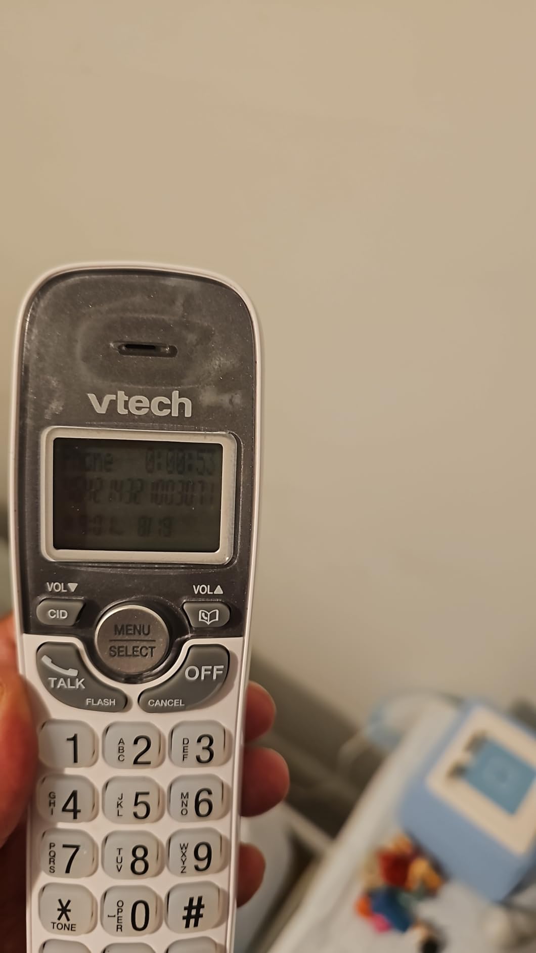 VTech Cordless Phone with DECT 6.0, Full-Duplex Speakerphone, Lighted Display, Backlit Keypad, Caller ID/Call Waiting, Volume Control, Hearing Aid Compatible, Wall Mount | VG131-11 (Black) customer photo 2