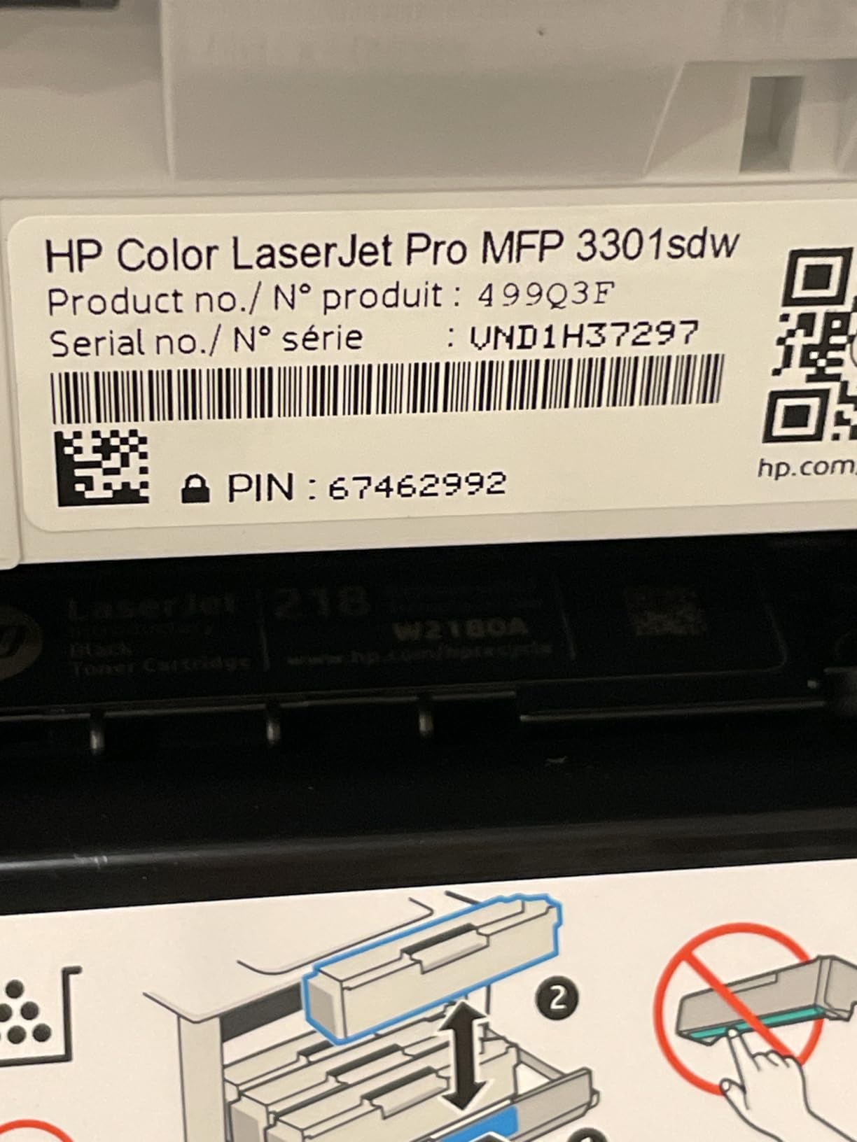 HP Color LaserJet Pro MFP 3301sdw Wireless All-in-One Color Laser Printer, Office Printer, Scanner, Copier, ADF, Duplex, Best-for-Office (499Q3F) customer photo 2