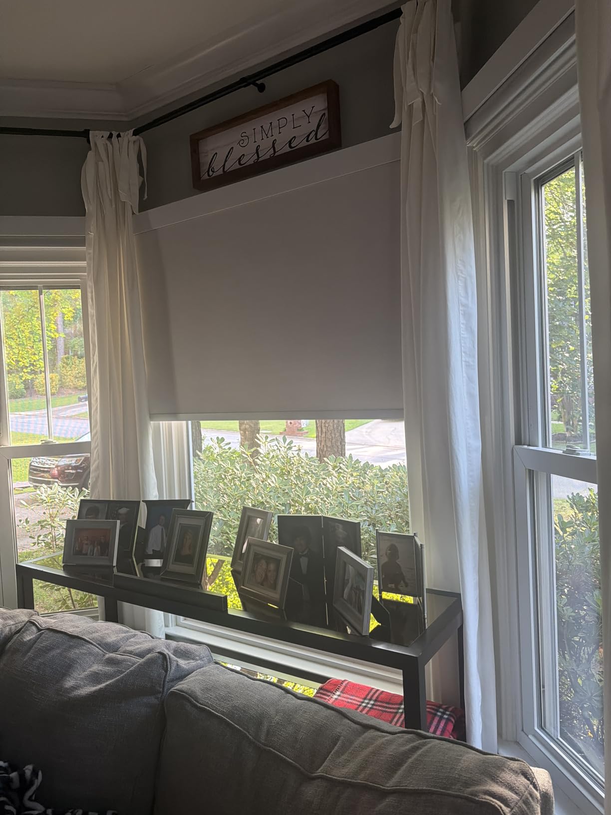 Bringnox Motorized Blinds with Remote, 100% Blackout, Voice Controlled | Compatible with Apple Home, Alexa, and Google. Whisper quiet motorized shades designed for bedrooms and living rooms. customer photo 1