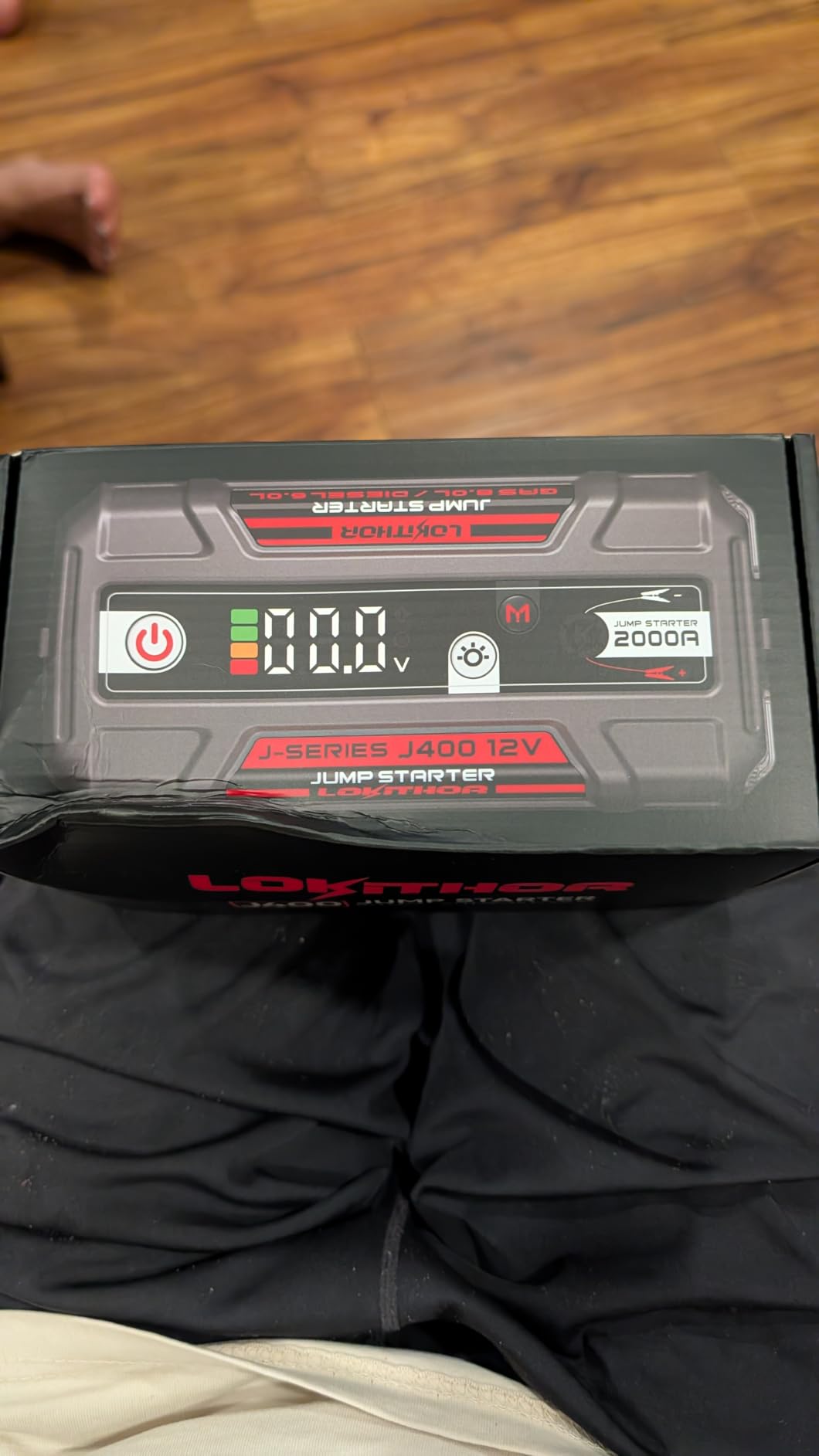 LOKITHOR J400 Portable Jump Starter for Upto 8.0L Gas & 6.0L Diesel Engines customer photo 2