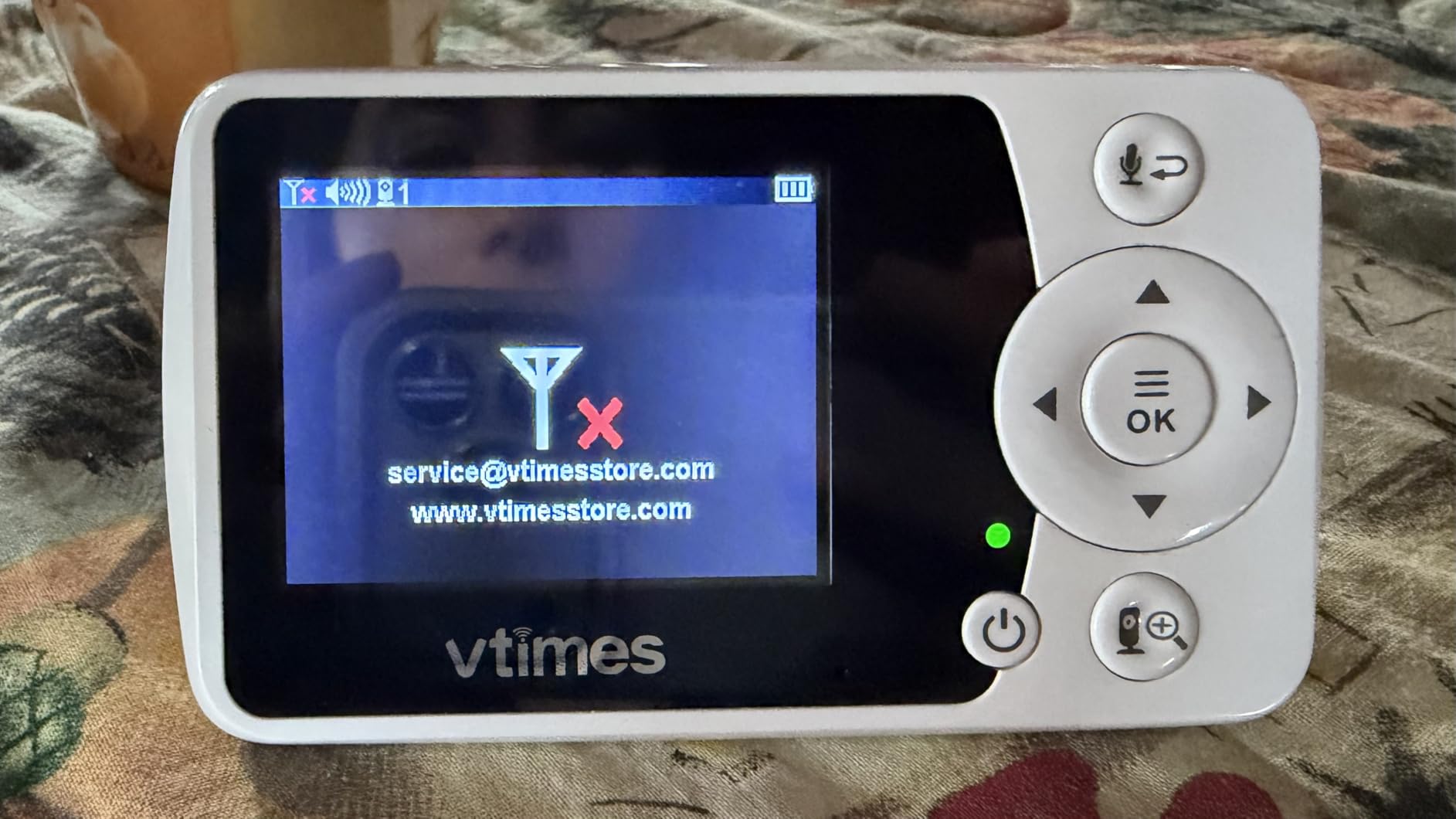 VTimes Baby Monitor with Camera and Audio, No WiFi, 2.4