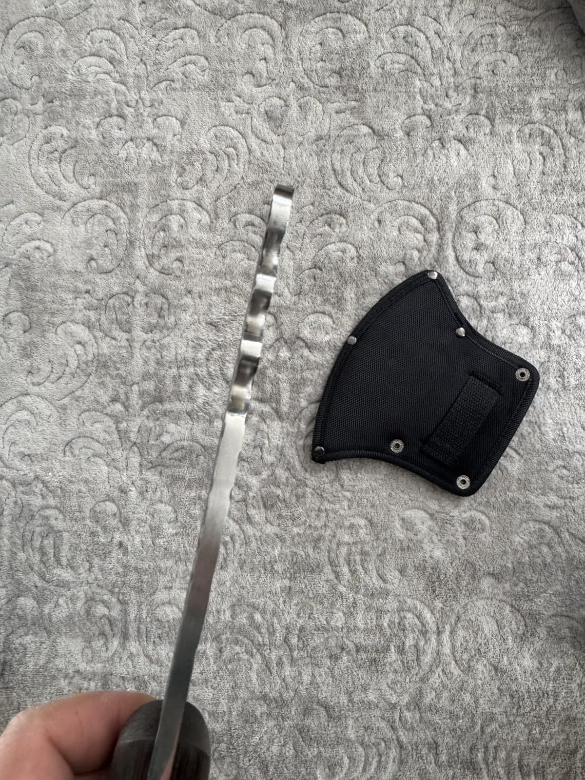 ROCOCO Meat Bone Cleaver Knife - Silver Heavy Duty Butcher Kitchen Axes customer photo 1