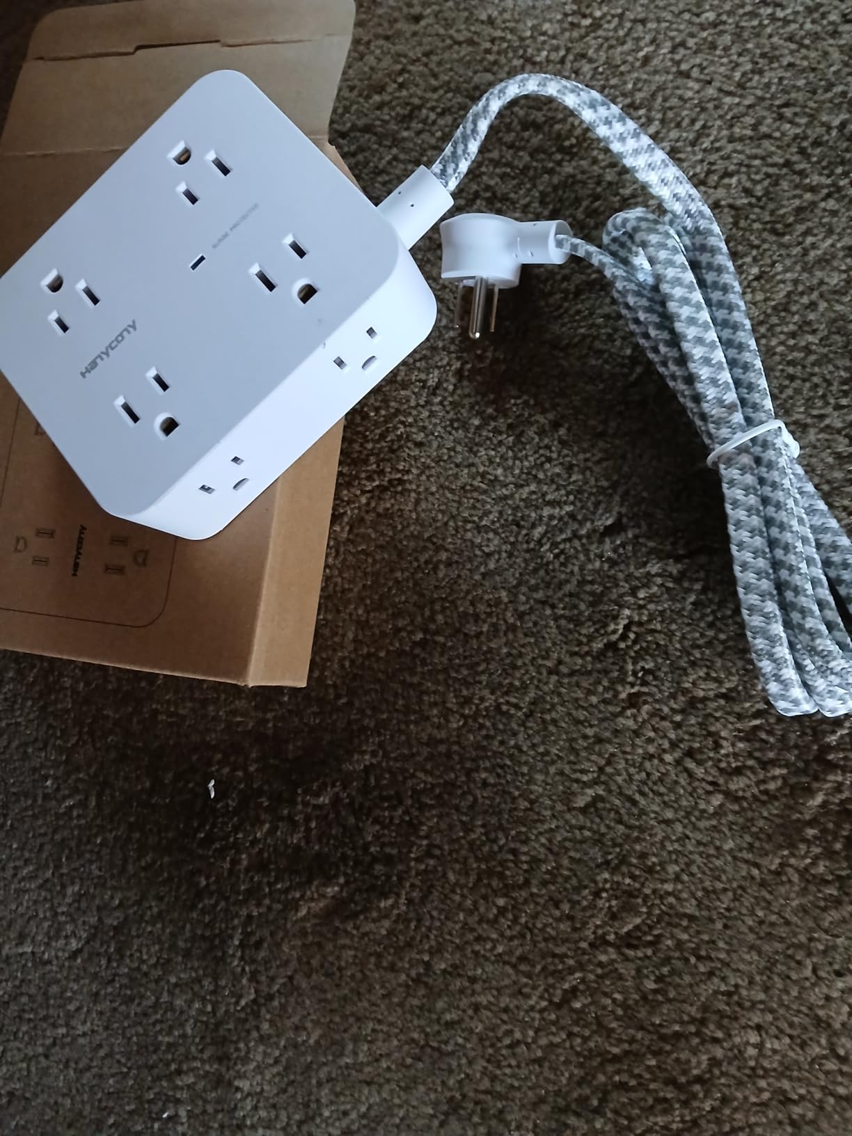 PD 30W USB C Power Strip Surge Protector 6Ft, 1080J Desk Charging Station customer photo 1