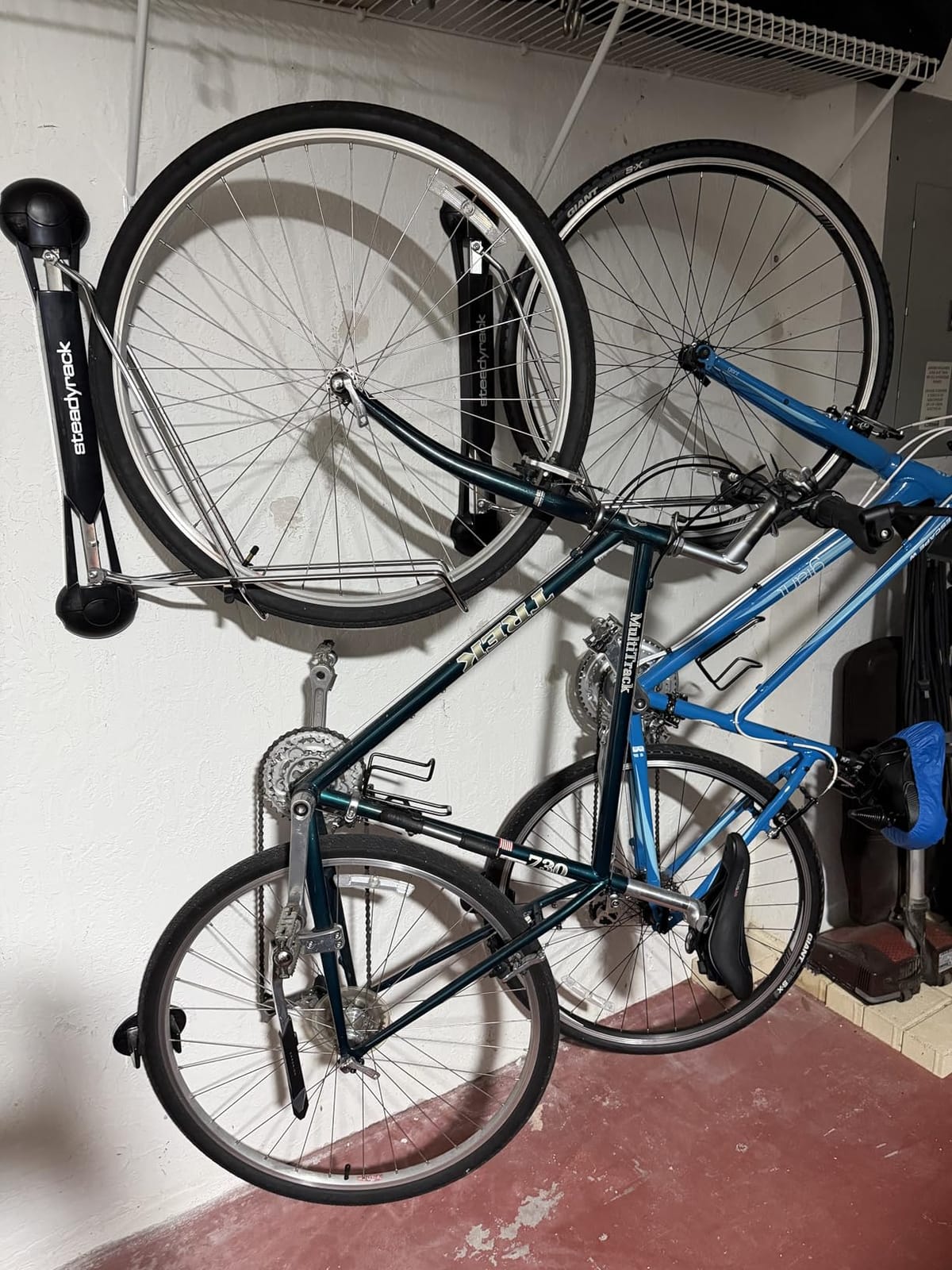 Steadyrack Swivel Bike Wall Mount, Vertical Mountain Bike Rack, Garage customer photo 2