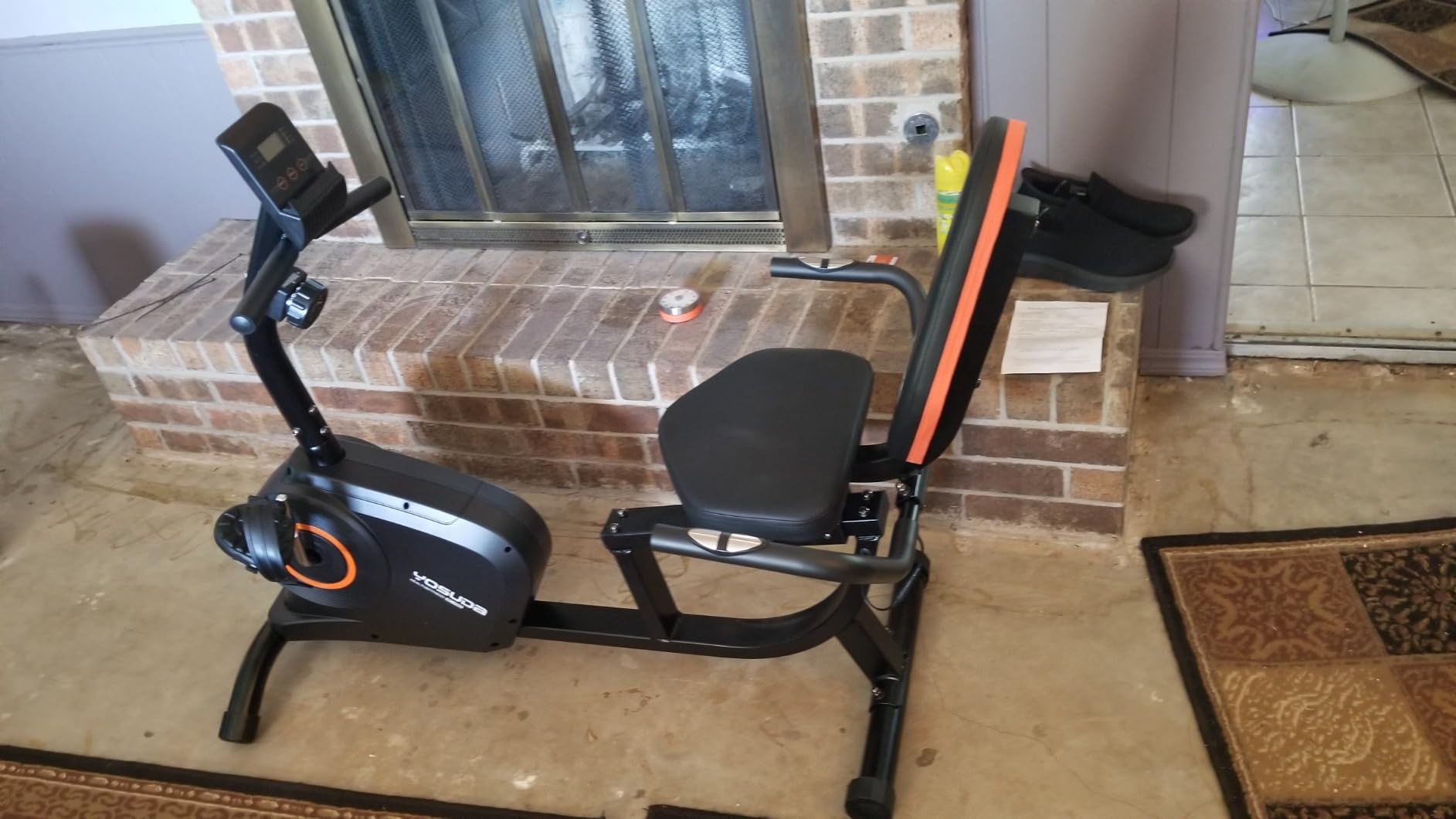 YOSUDA Recumbent Exercise Bike for Home,Magnetic Staionary Bike for Seniors customer photo 1