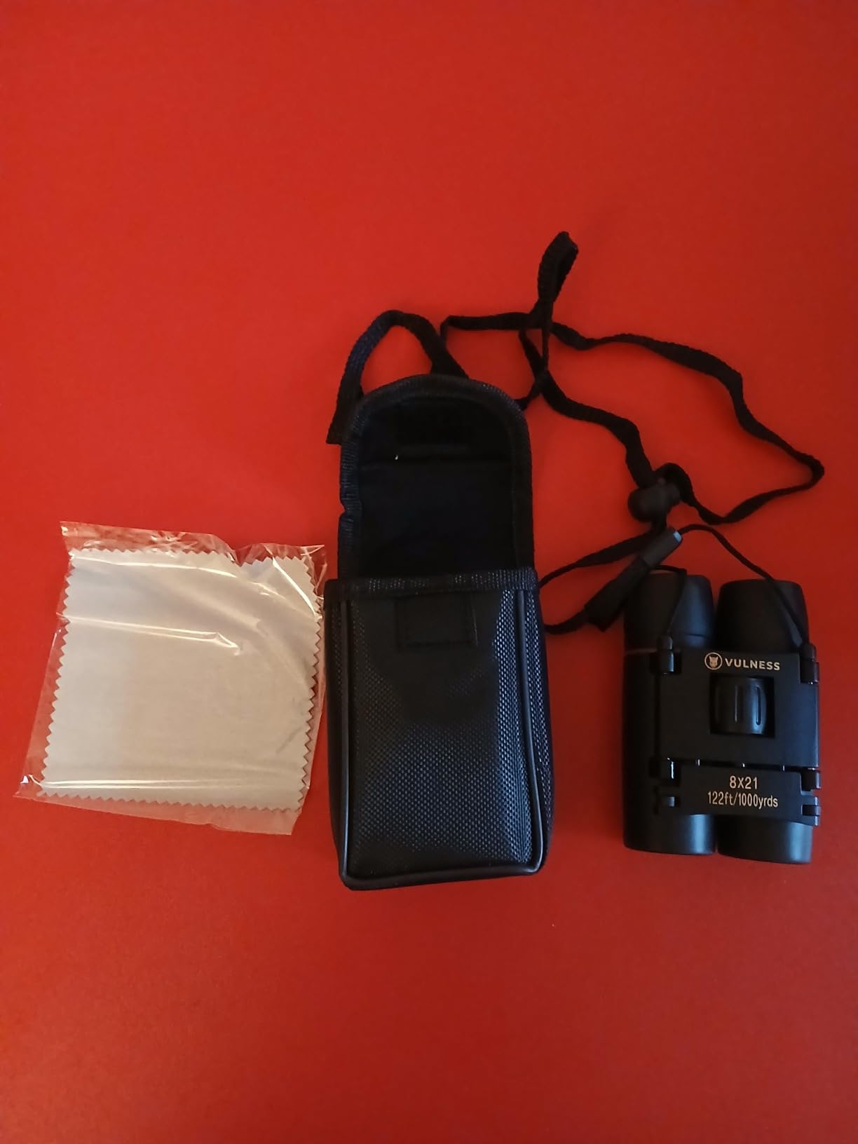 VULNESS Binoculars for Adults, Small Mini Travel Essentials, 8X21, Black customer photo 2