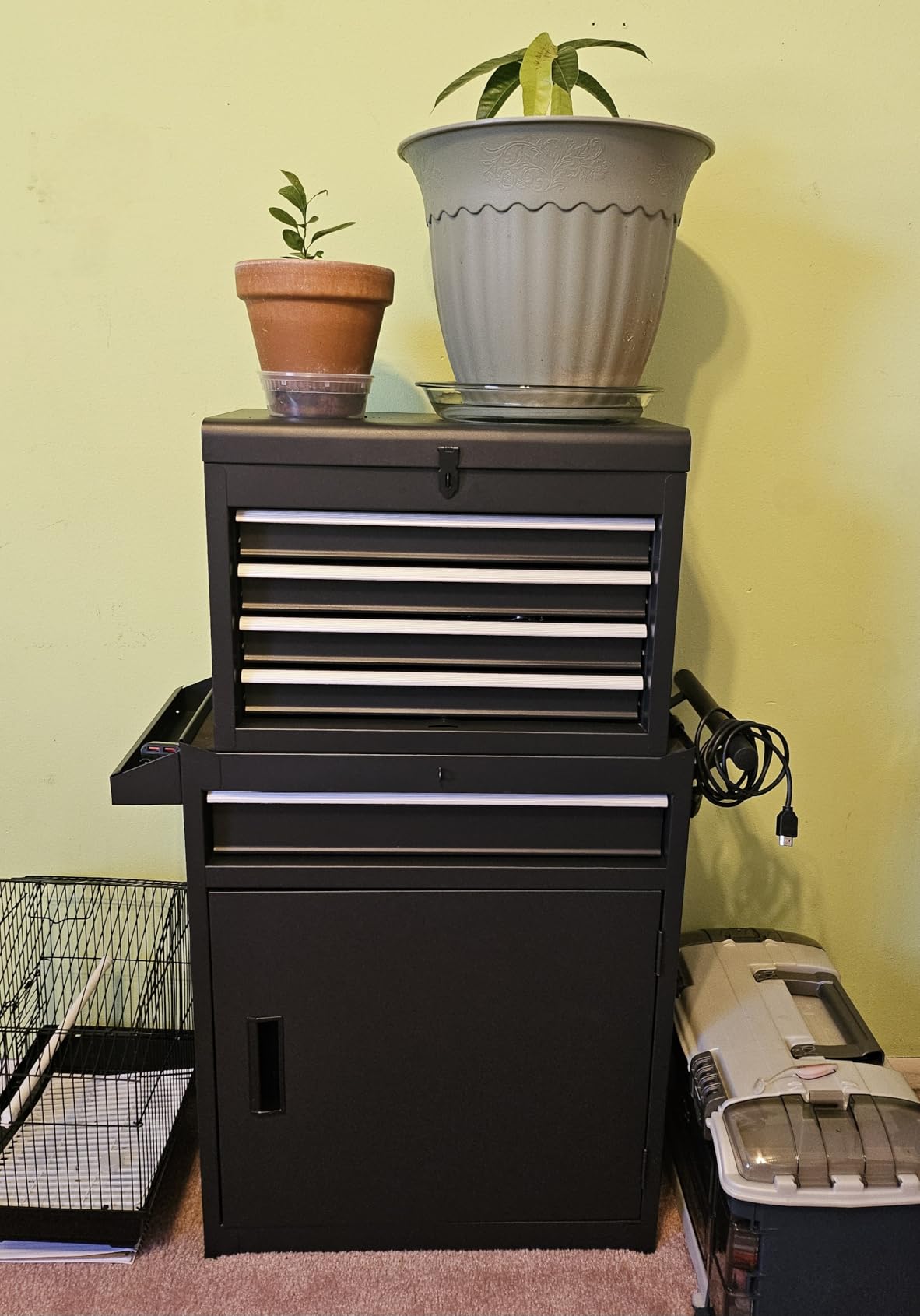 AirWire 5-Drawer Rolling Tool Chest Black customer photo 1