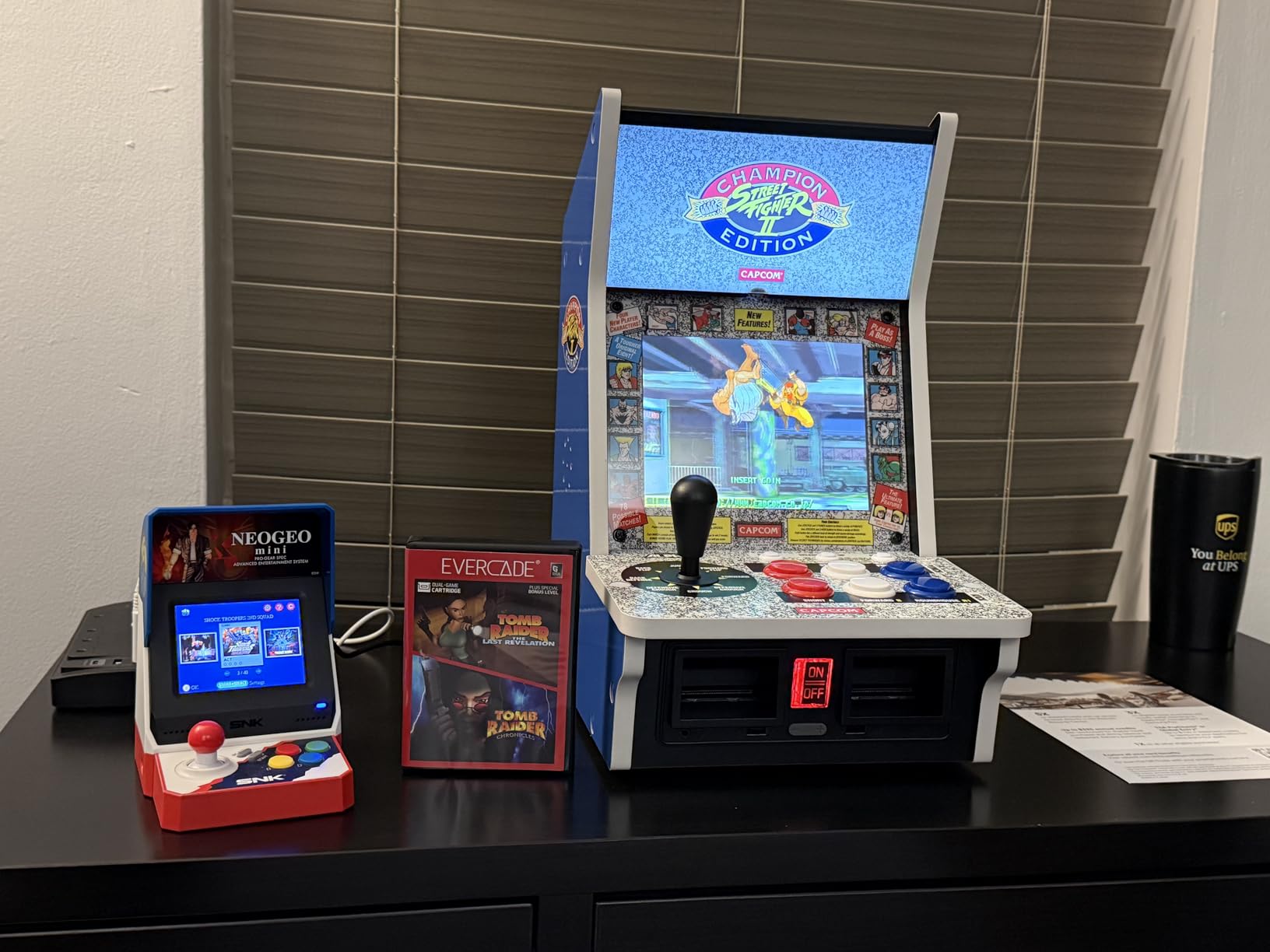Evercade Alpha Street Fighter Bartop Arcade - Pre-assembled unit with Competition-Grade Arcade Controls + 8” High-Resolution IPS Screen customer photo 2