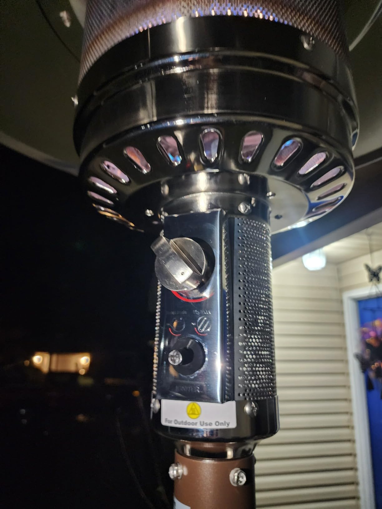 EAST OAK 55,000 BTU Propane Patio Heater with Round Table & Stainless Steel Burner, Outdoor Heater with Wheels, Ideal For Large Patios, Gardens, Outdoor Events, and Commercial Use, Bronze customer photo 2