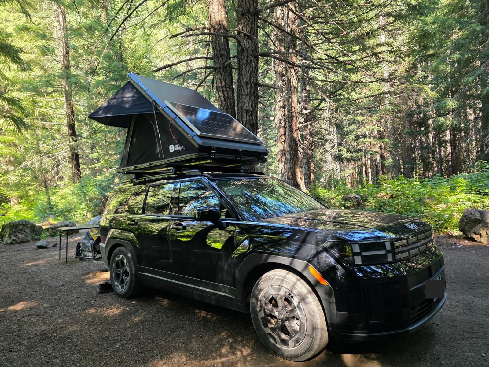 Solar Panel Rooftop Tent Hard Shell,Pop Up Car Roof Top Tent Hardshell customer photo 1