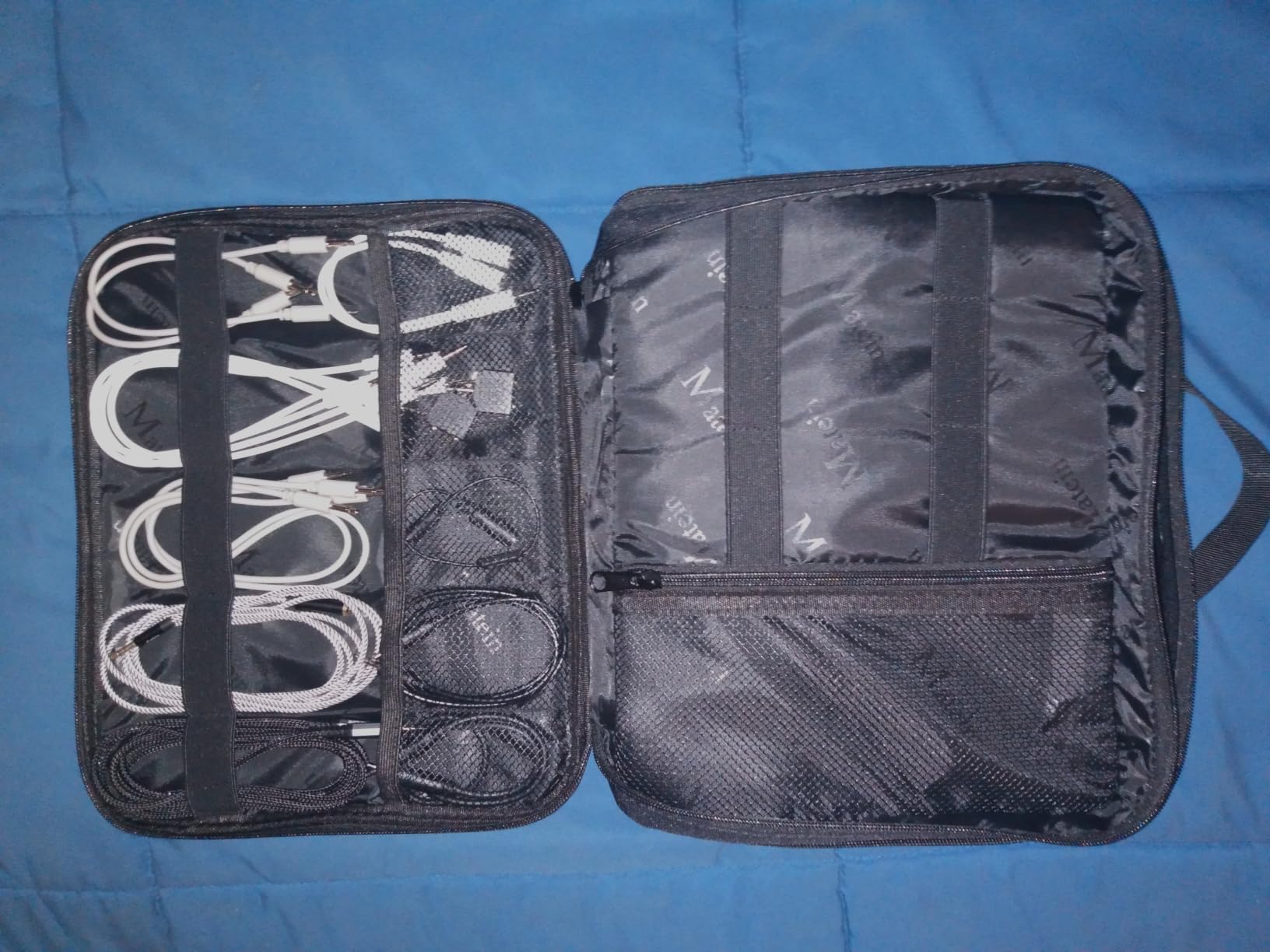 MATEIN Electronics Travel Organizer, Double Layers Charger Organizer Bag customer photo 1