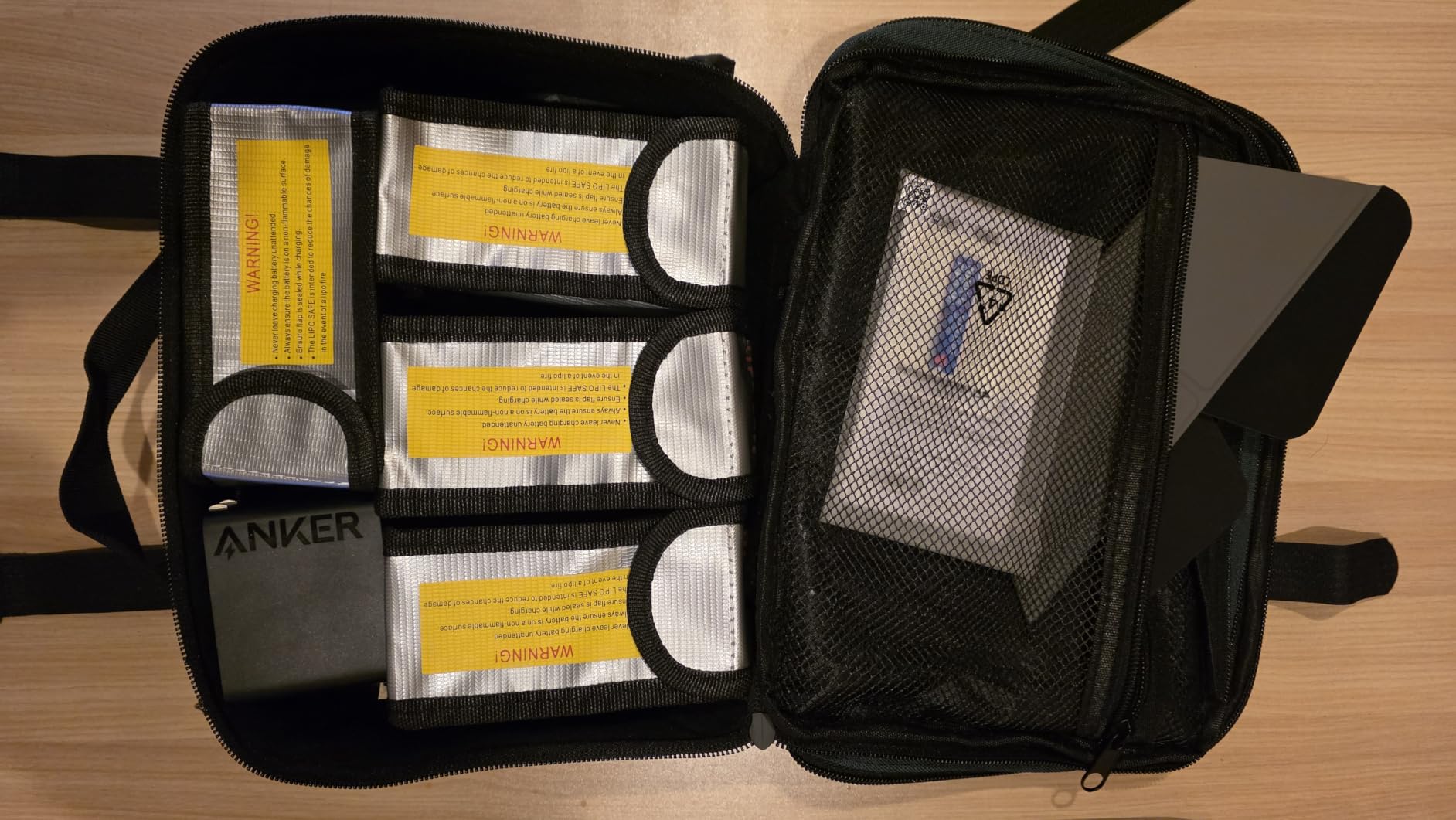 MATEIN Electronics Travel Organizer, Double Layers Charger Organizer Bag customer photo 2