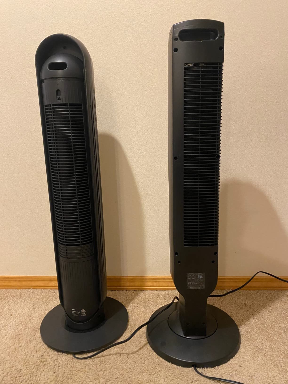 DREO Tower Fan for Bedroom, 25ft/s Velocity, 28dB Ultra Quiet, 4 Speeds customer photo 2