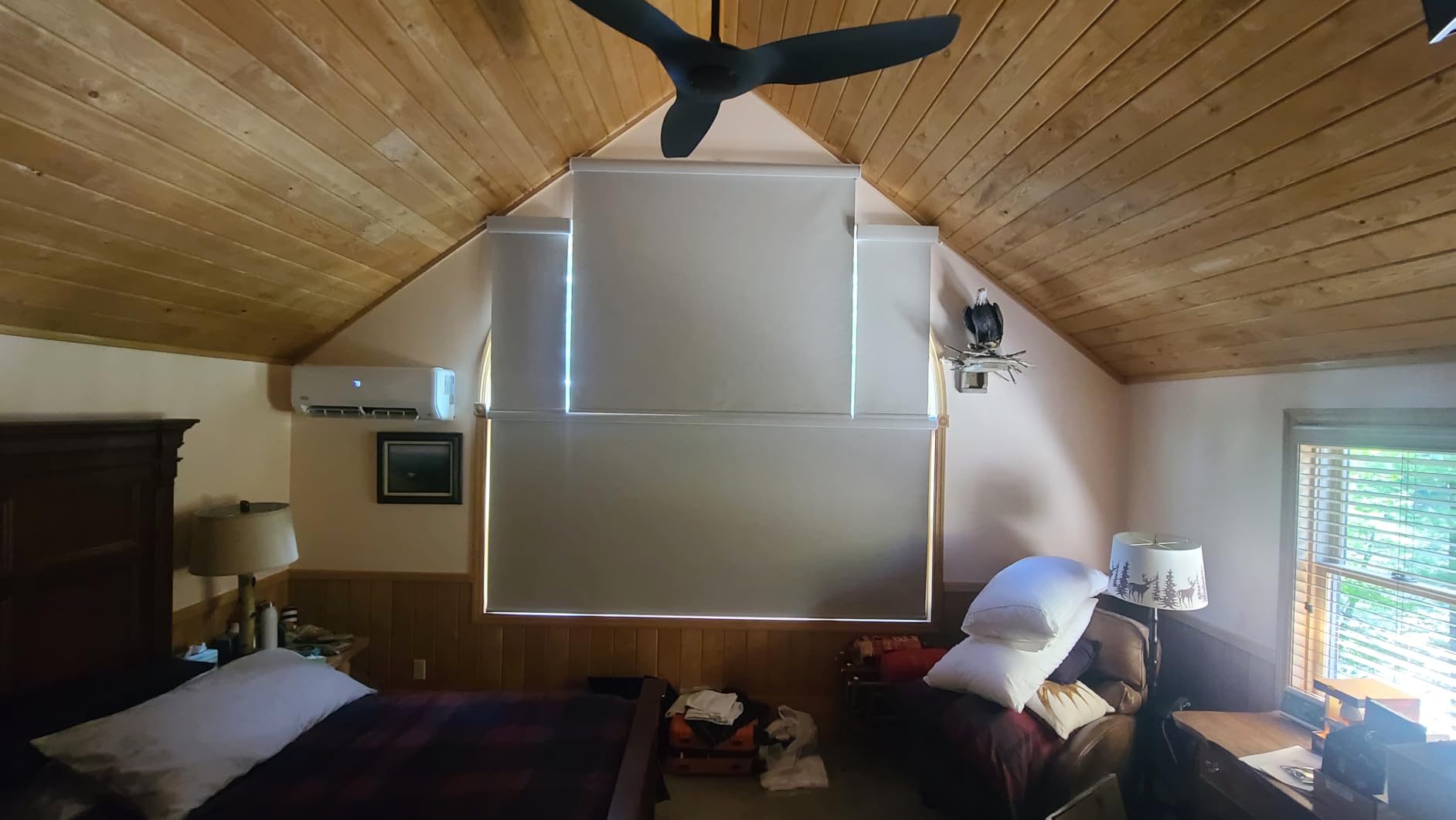Kincmo Motorized Blinds with Remote, APP, Voice Control - 100% Blackout customer photo 1