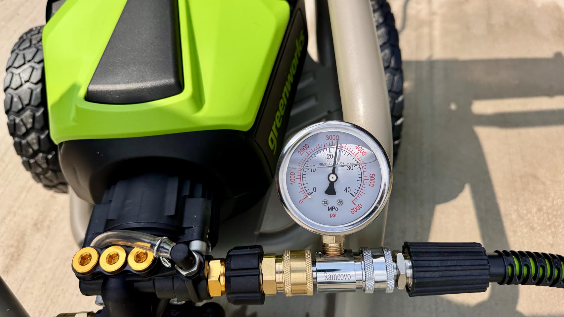 Greenworks 3000 PSI (2.0 GPM Max) Brushless Electric Pressure Washer customer photo 2