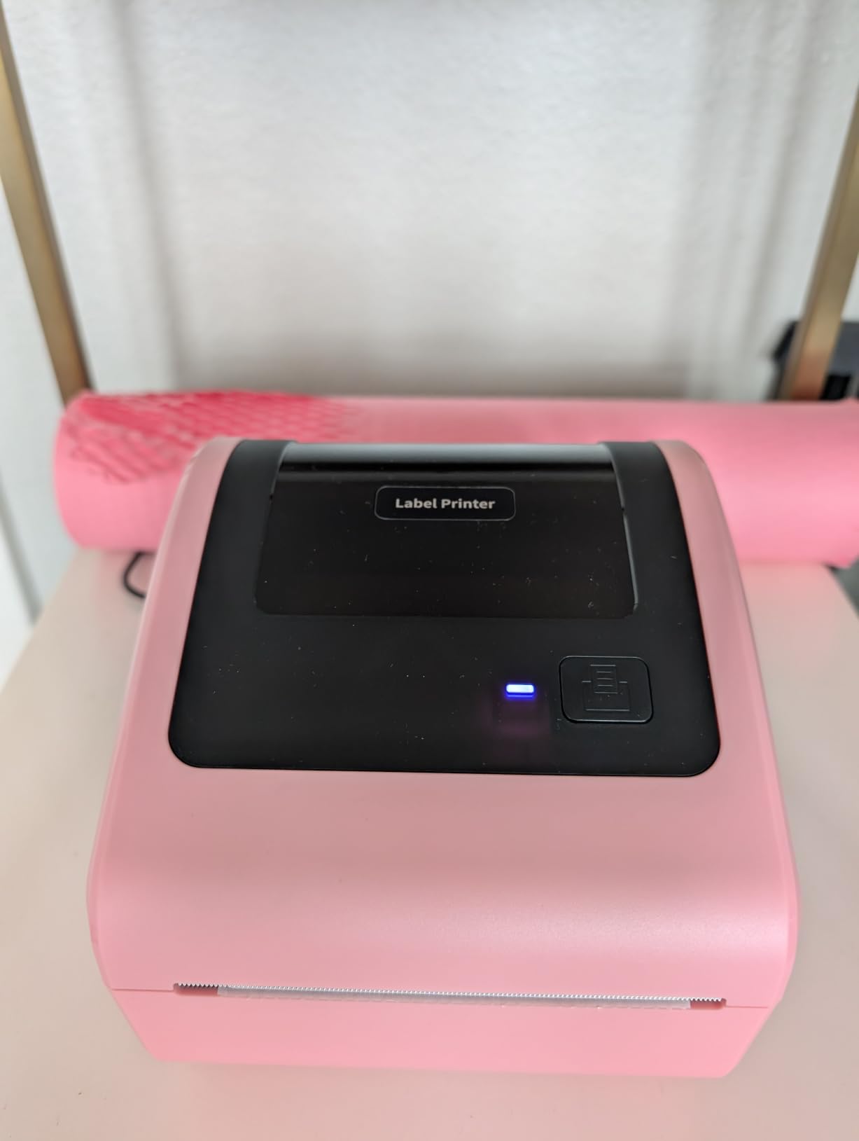 Bluetooth Shipping Label Printer with Built-in Label Bin customer photo 1