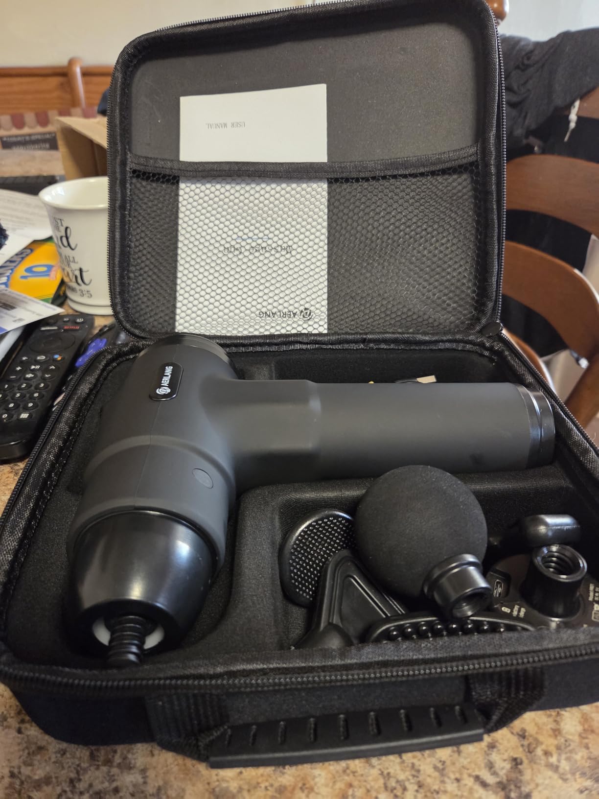 Massage Gun with Heat Massager Deep Tissue Muscle Massager Gifts for Men customer photo 1