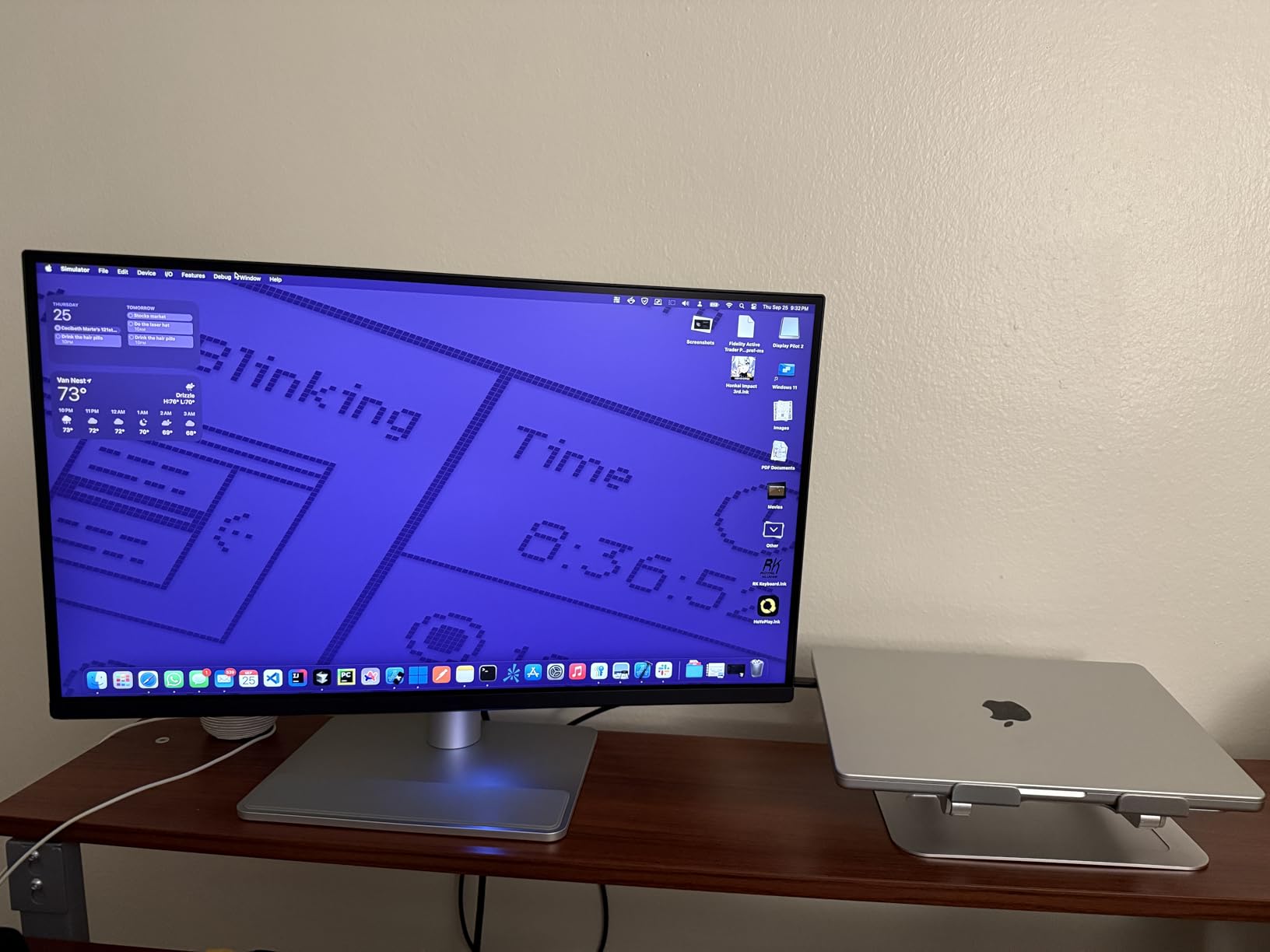 BenQ MA270U 27” 4K 3840x2160 Monitor for MacBook® Pro/Air, Dual USB-C, 90W Power Delivery, Mac Color Match, USB Hub, Brightness & Volume Control on Mac, Height & Tilt Adjustable Stand, P3 Color Gamut customer photo 1