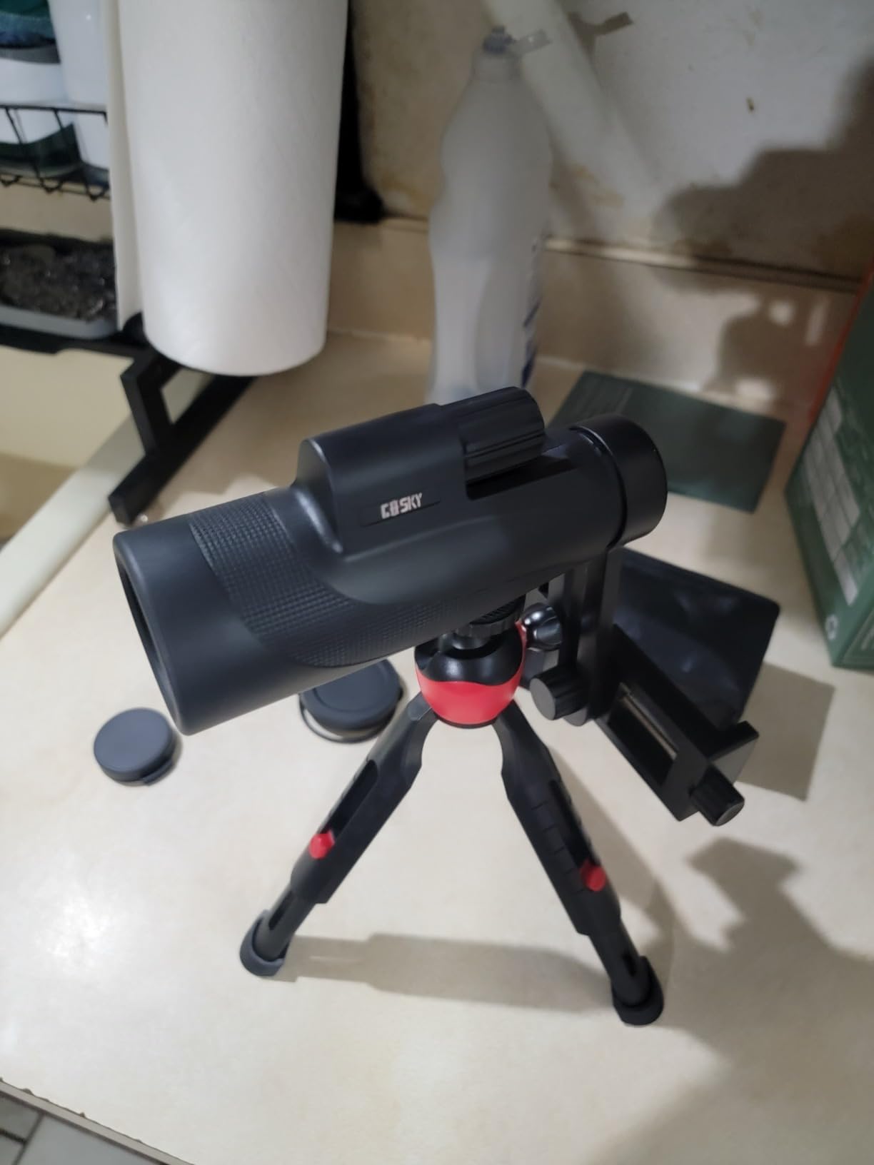 Gosky 15x52 High Powered Monocular Telescope for Adults with Tripod customer photo 2