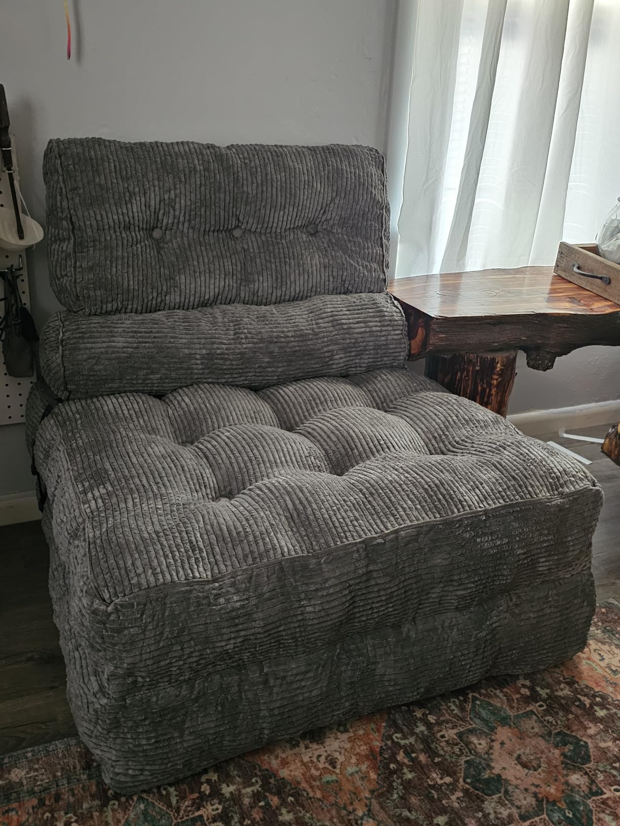 MAXYOYO Folding Sofa Bed, Convertible Chair Bed with Pillow customer photo 1