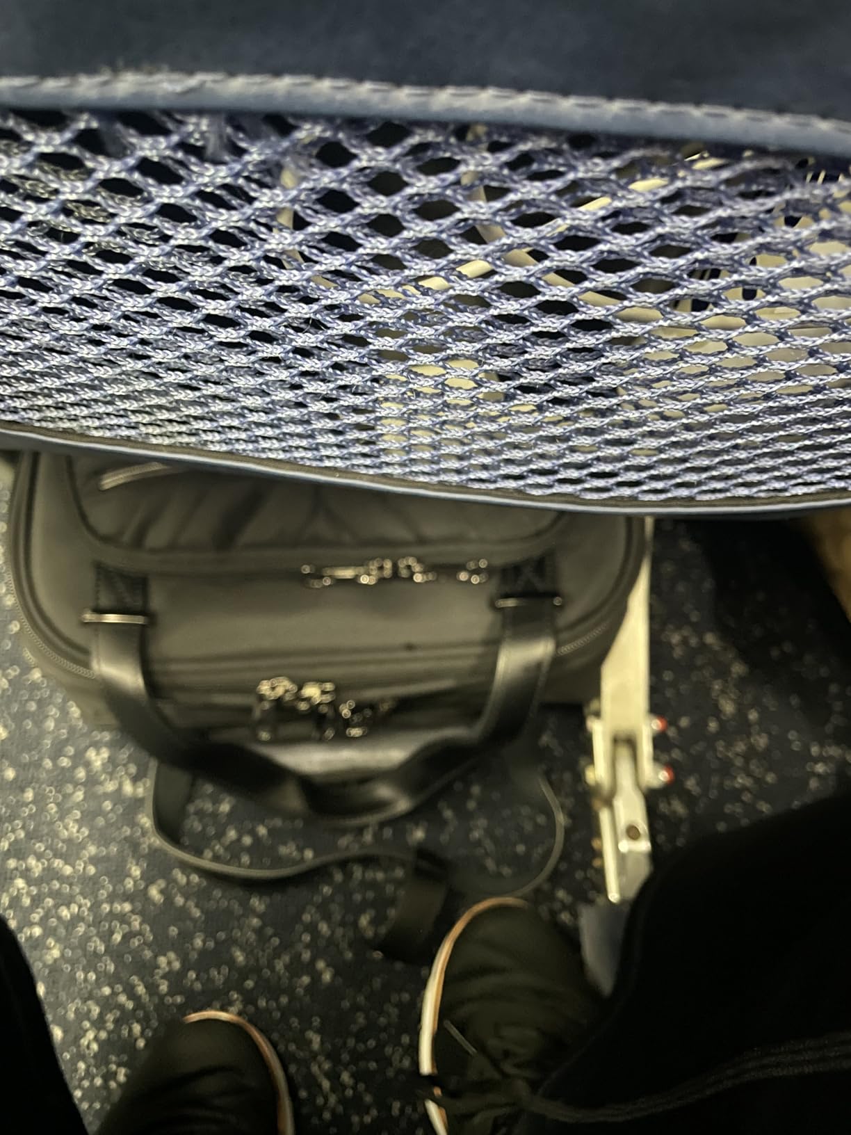KROSER Carry On Underseat Multi-functional, 16-inch Underseater Lightweight Overnight Suitcase for Women, Navy customer photo 1