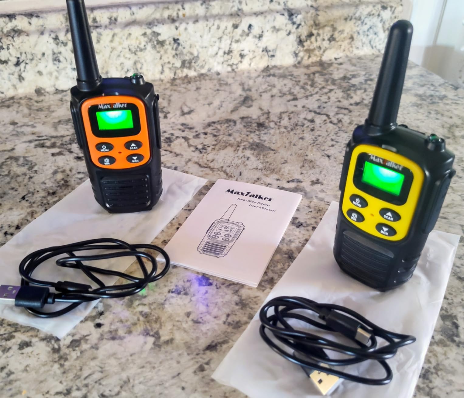 Walkie Talkies Long Range for Adults, Rechargeable FRS Two-Way Radio, 2Pack customer photo 2
