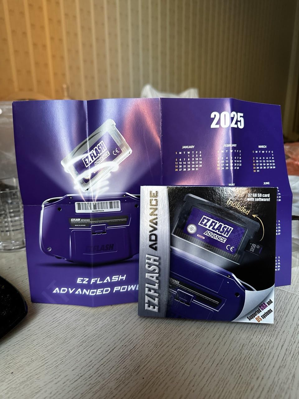 EZ Flash AIR Advance. Retro-Themed Flash Cart for GBA + 32 GB SD Card Pre-Loaded with Games | Collector’s Packaging customer photo 2
