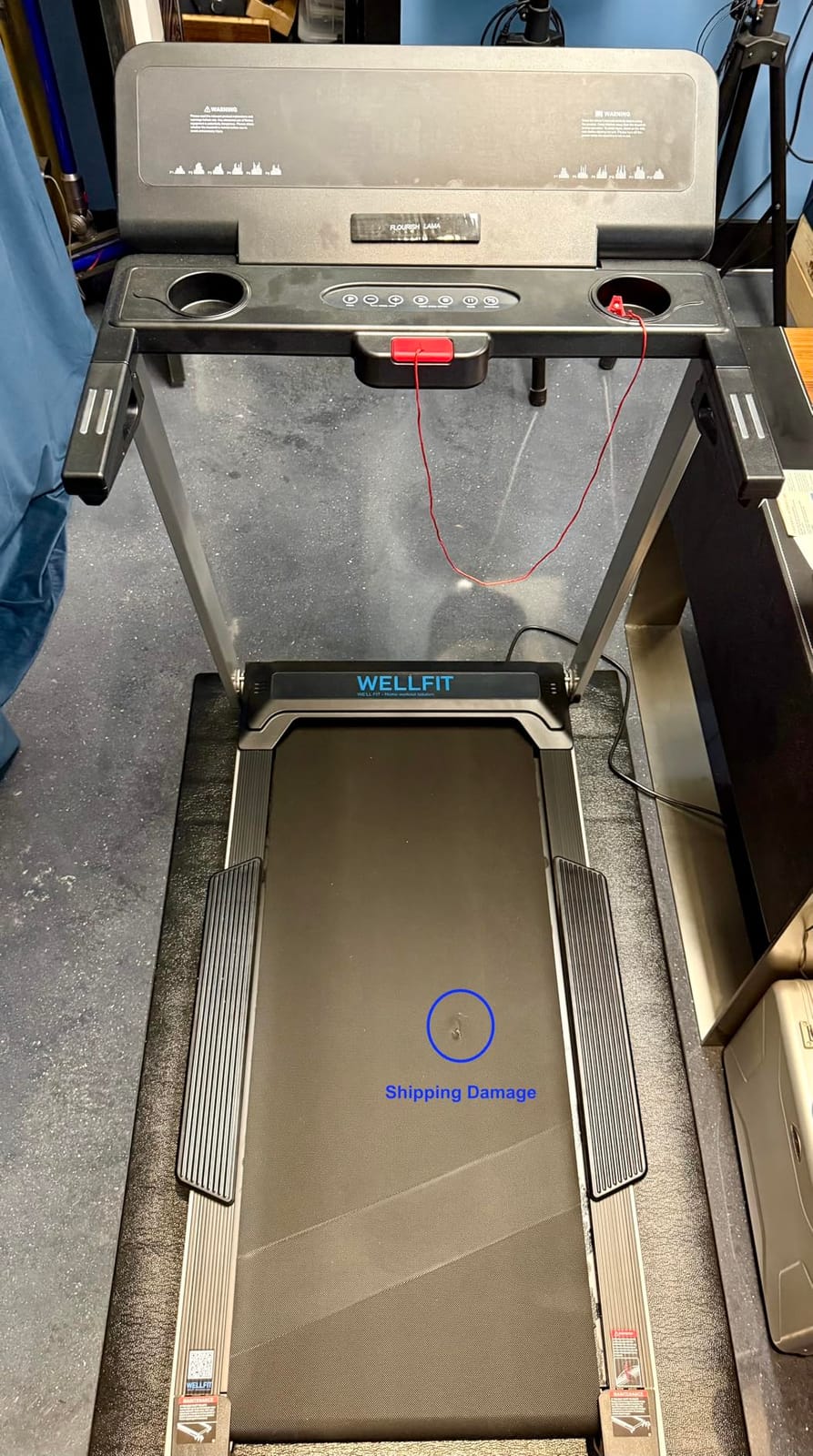 WELLFIT Treadmill for Home, 2 Level Incline Heavy Duty Treadmills customer photo 1