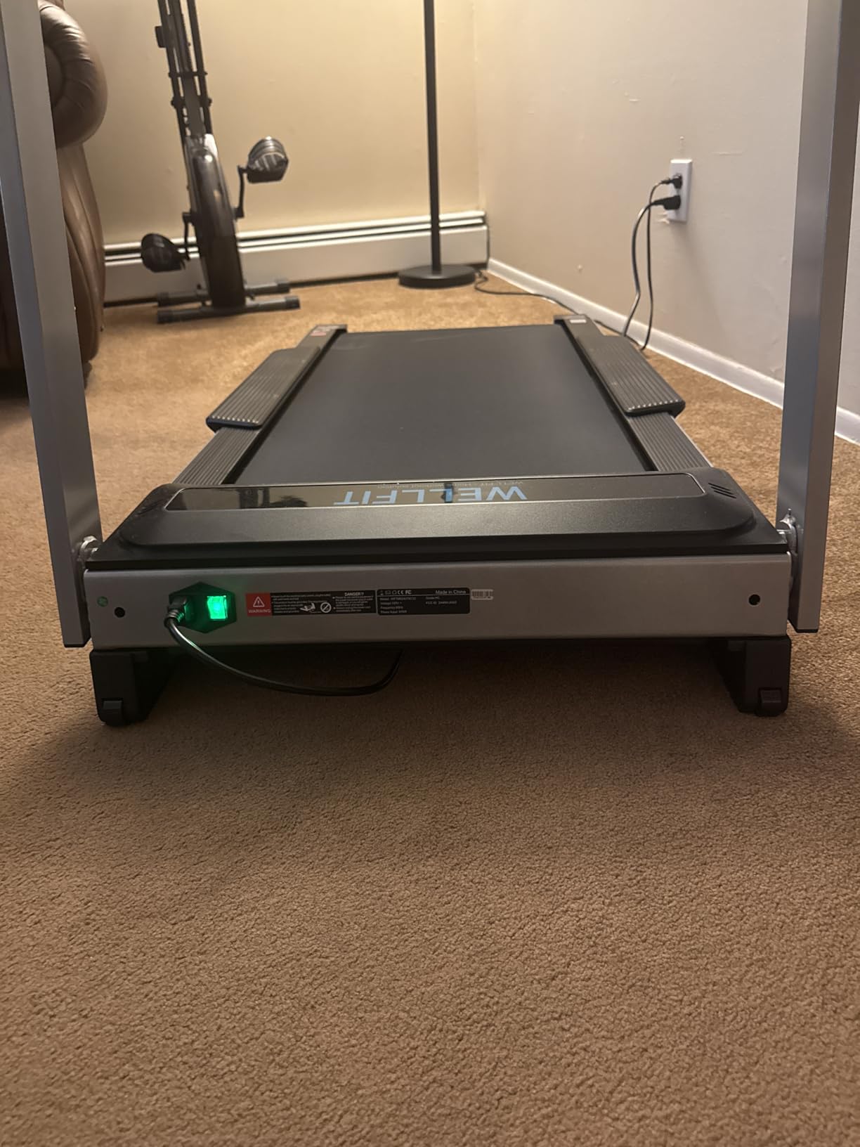 WELLFIT Treadmill for Home, 2 Level Incline Heavy Duty Treadmills customer photo 2