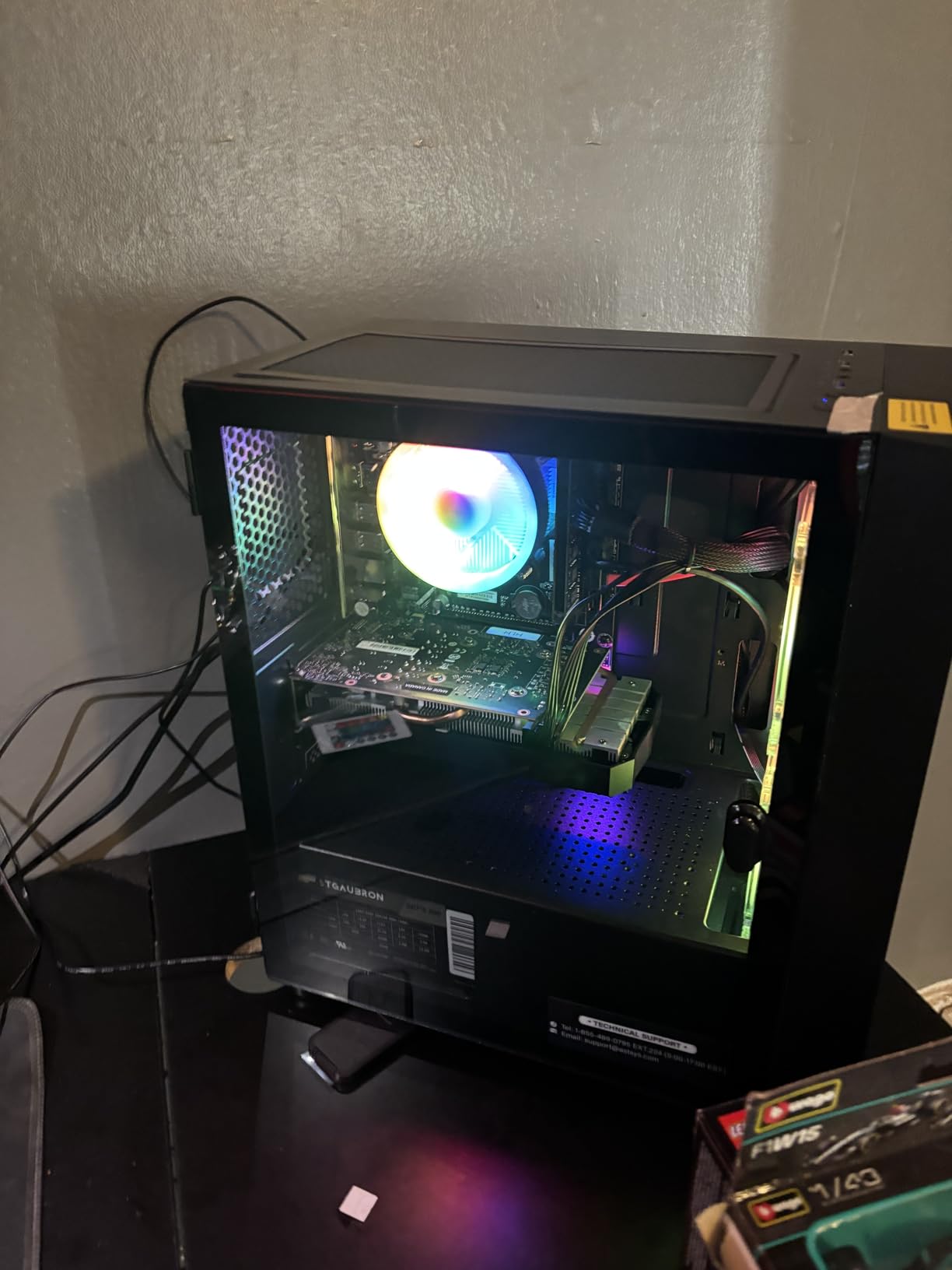 STGAubron Gaming PC Desktop,Corei7 8th Gen,RX 560 4G,16G DDR4,512G SSD customer photo 1