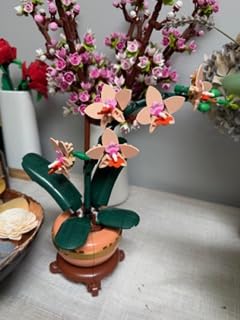 LEGO Botanicals Mini Orchid Building Set - Artificial, Fake Orchid for Home Decor, Adults Ages 18+ - Gift for Birthdays - Indoor Plant Decorations for Table, Desk, Office - 10343 customer photo 1