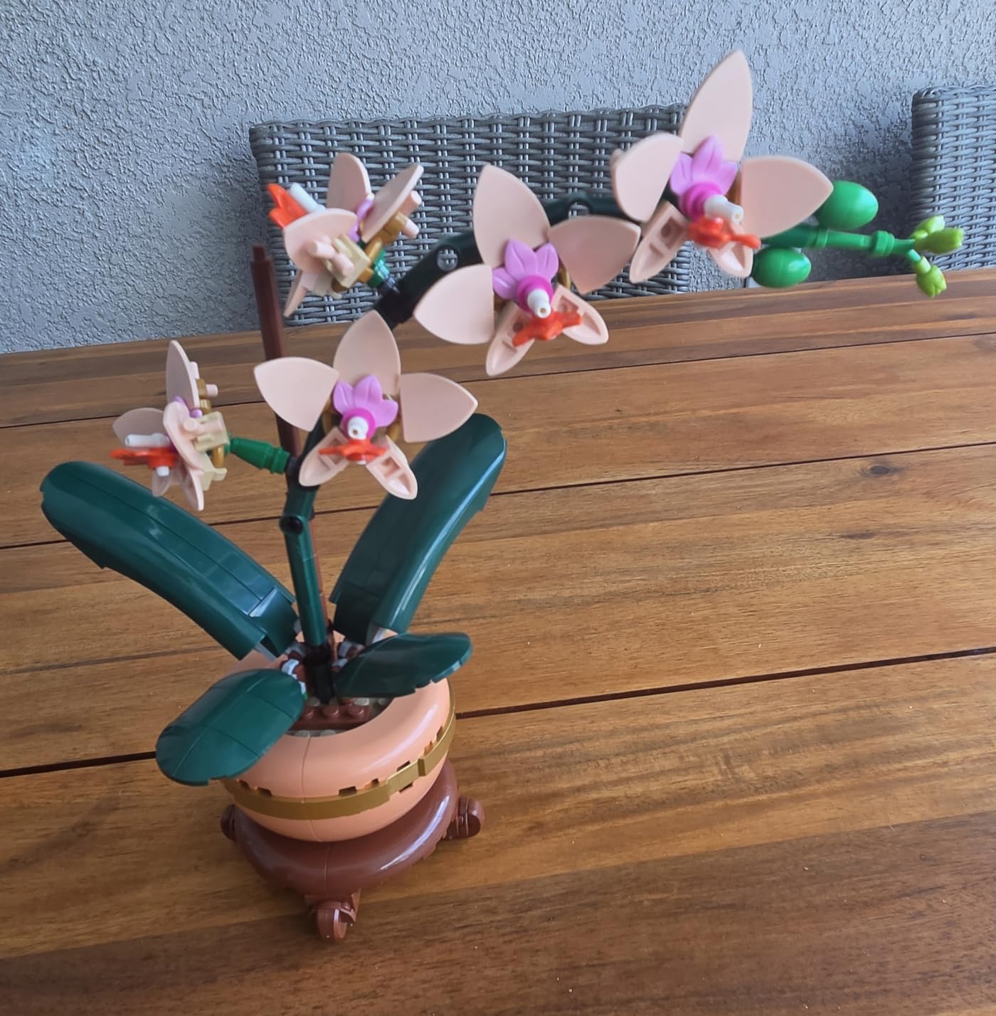 LEGO Botanicals Mini Orchid Building Set - Artificial, Fake Orchid for Home Decor, Adults Ages 18+ - Gift for Birthdays - Indoor Plant Decorations for Table, Desk, Office - 10343 customer photo 2