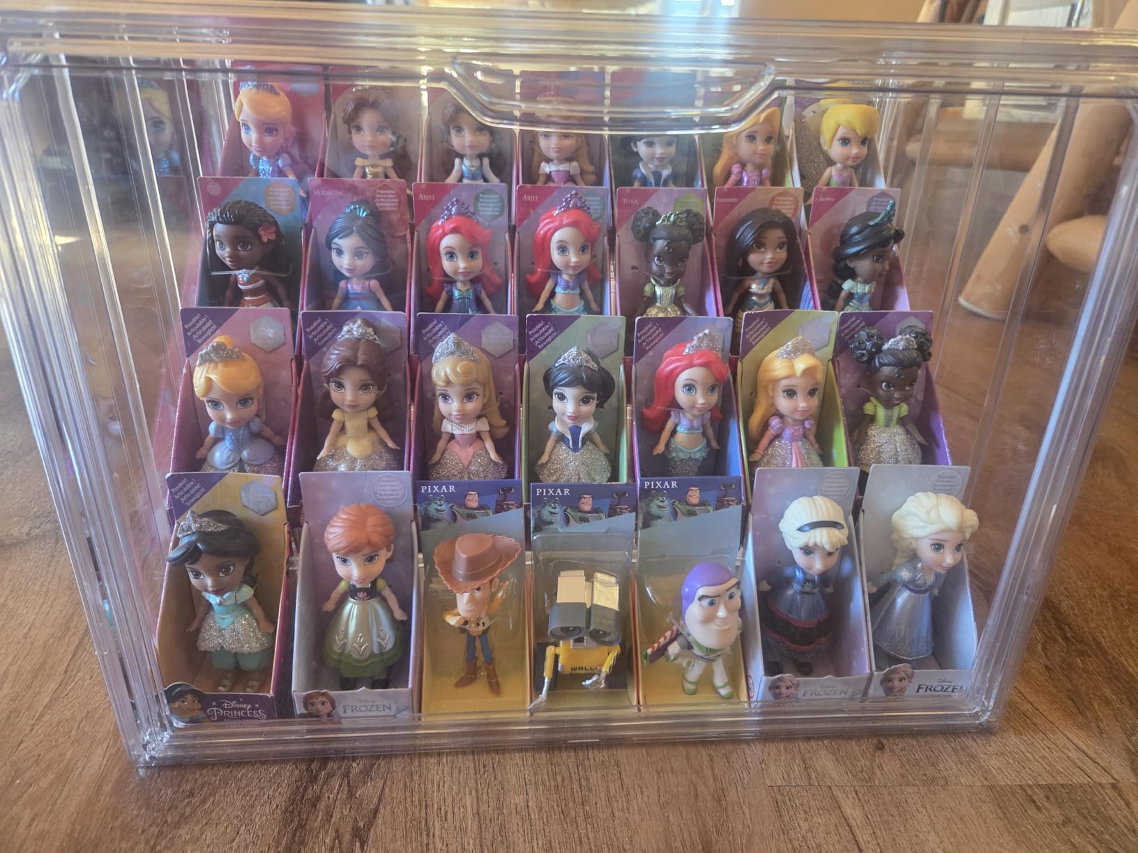 Attelite Acrylic Display Case for Collectibles 4 Tiers Clear Acrylic Box customer photo 2