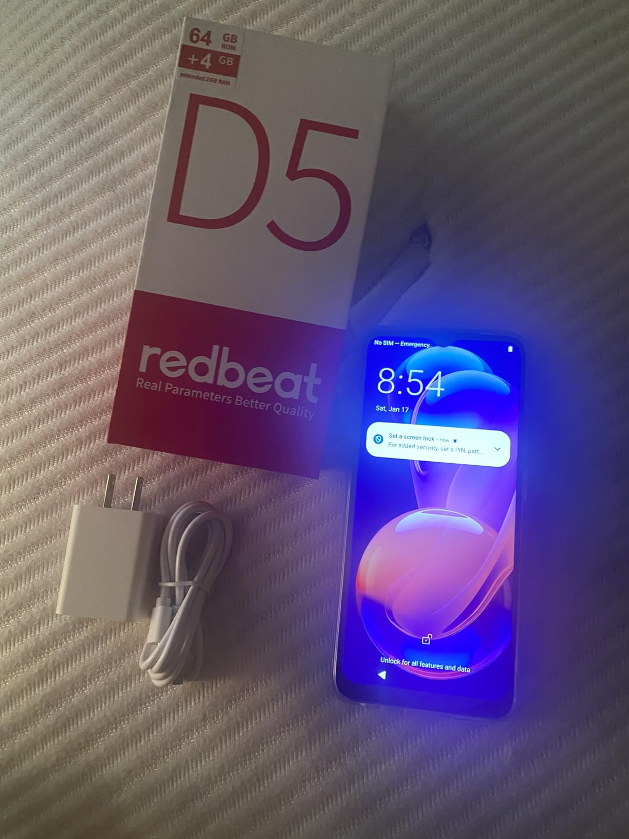 redbeat Unlocked Android Gaming Phone E3, 256GB Cell Phone/1TB TF, 6.6inch HD Octa-Core 50MP Camerca, Dual SIM 4G LTE, PDAF autofocus Dual HDR, 18W Fast Charging/5000mAh/Fingerprint Facial Lock customer photo 2
