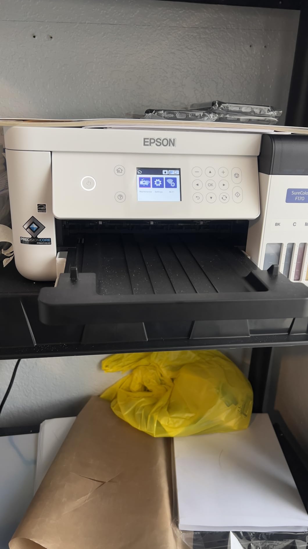 Epson SureColor F170 Dye-Sublimation Printer, Eco Tank, Cartridge-Free, Genuine Set of Inks and Sublimation Paper. Blanks customer photo 1