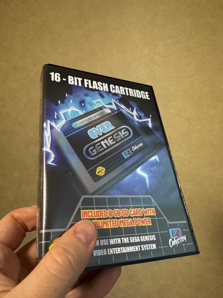 EverGenesis Flash Cartridge for Sega Genesis / Mega Drive – Includes 4GB SD Card – Plays 99% of Games, Save Support customer photo 2