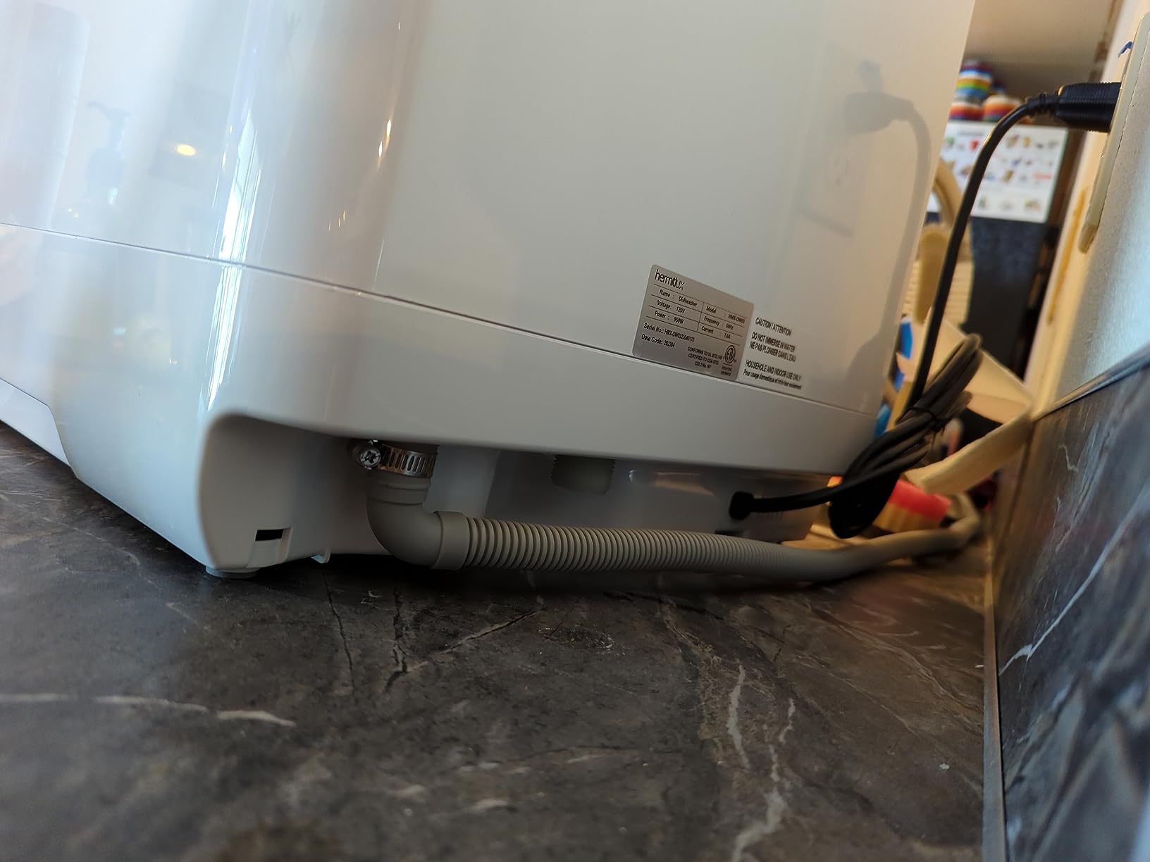 Hermitlux Countertop Dishwasher, 7 Washing Programs Portable Dishwasher customer photo 1
