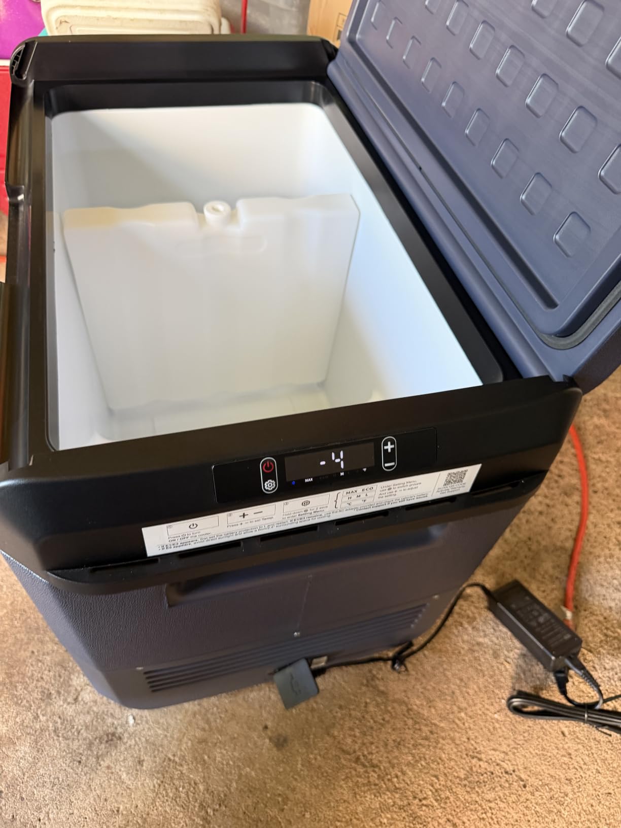 BODEGA 12v Car Refrigerator, 63QT(60L) IPX4 Waterproof Electric Cooler, APP Control Car Fridge with 12/24V DC 110-240V AC, -4℉~68℉, Portable Freezer for Truck Van RV Camping, Travel,Home customer photo 1