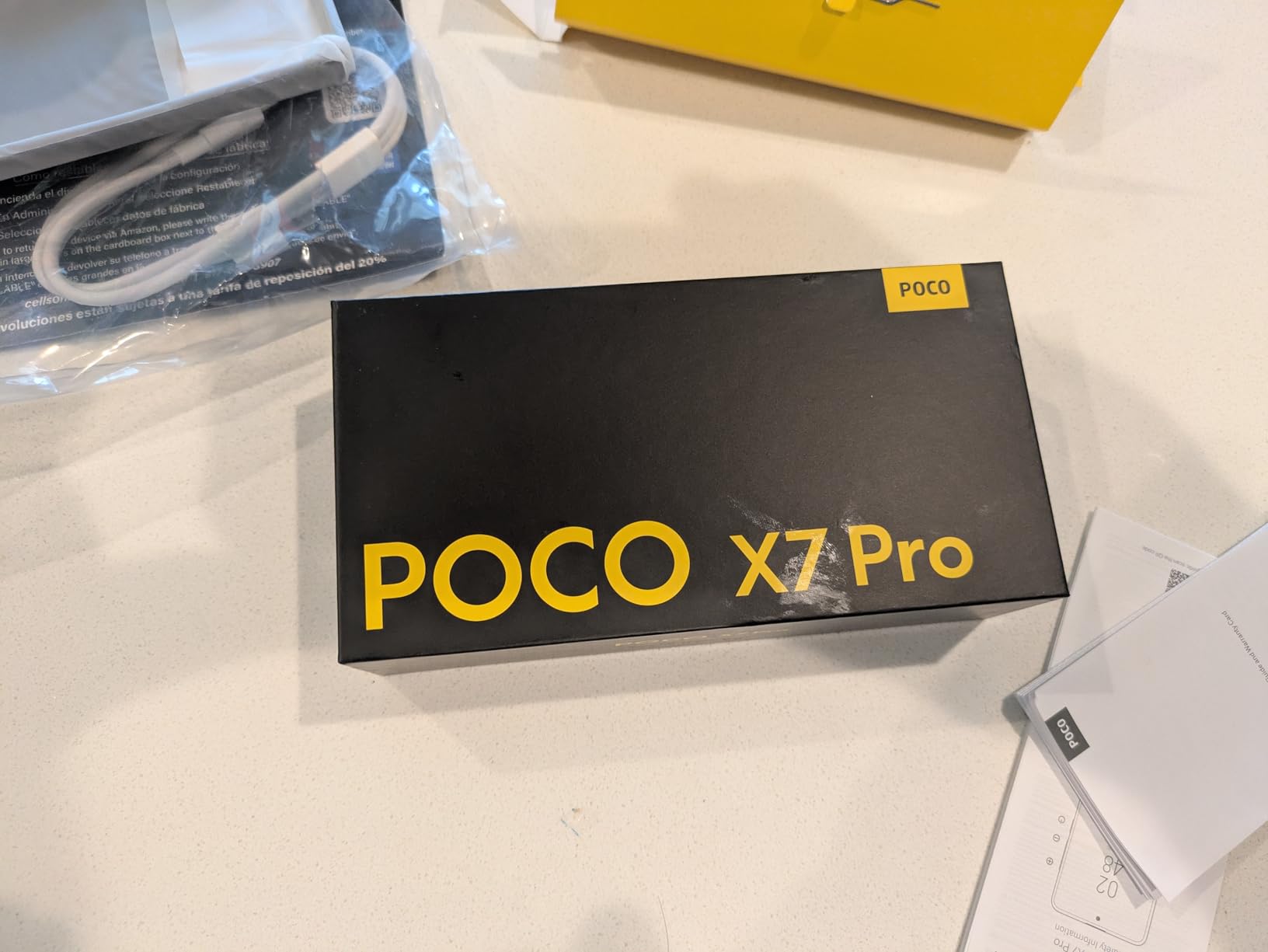 XIAOMI Poco X7 PRO 5G + 4G LTE (for Tmobile Mint Tello & Global) (512GB + 12GB) Ai 6.67