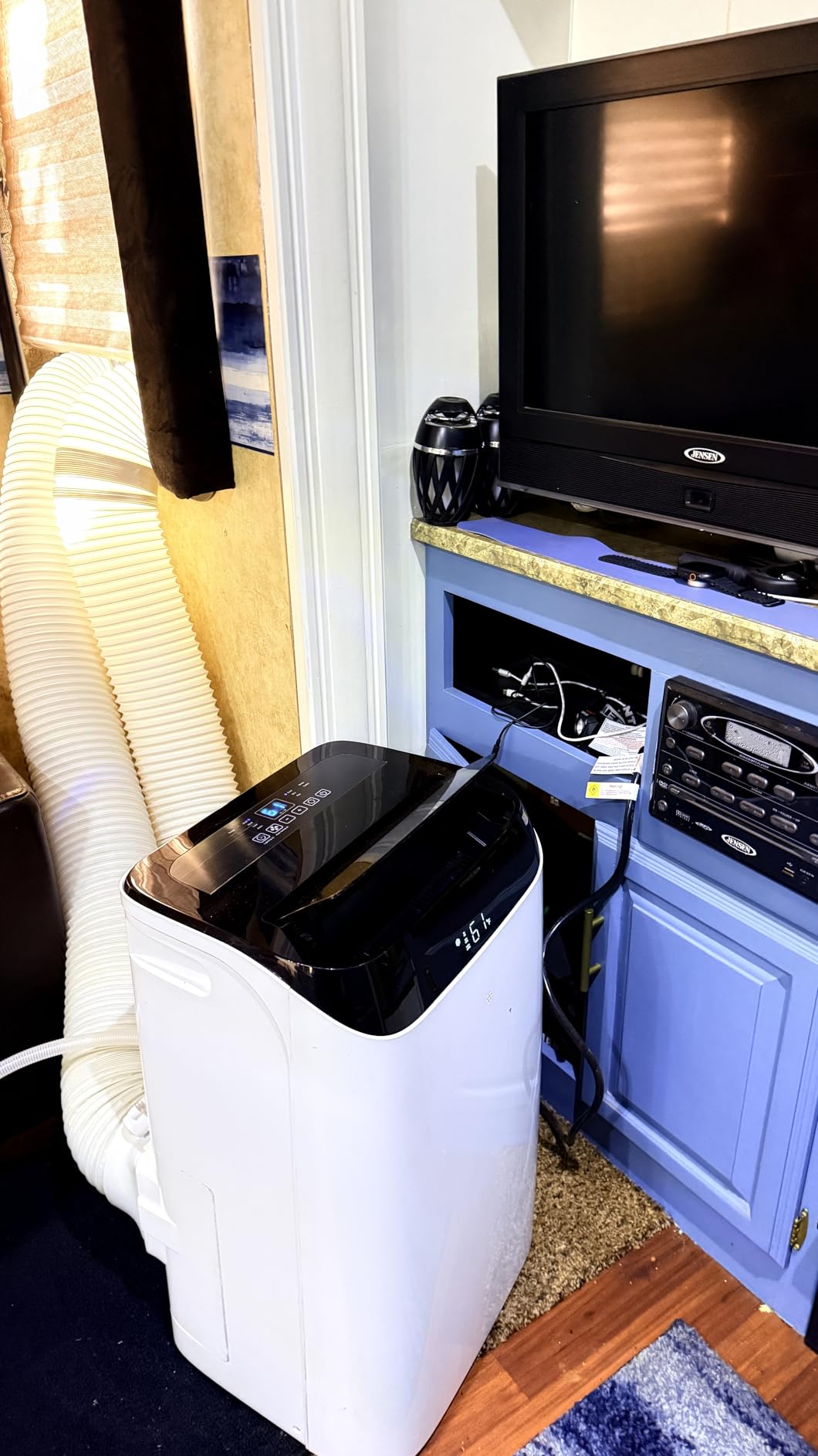 Inverter 16000BTU Portable Air Conditioners with Remote, Free Stand Cooling Portable AC Unit for Room up to 800 sq.ft, with Dehumidifier & Fan, Dual Hose, Quiet Sleep Mode(42dB), Windows Kit customer photo 1